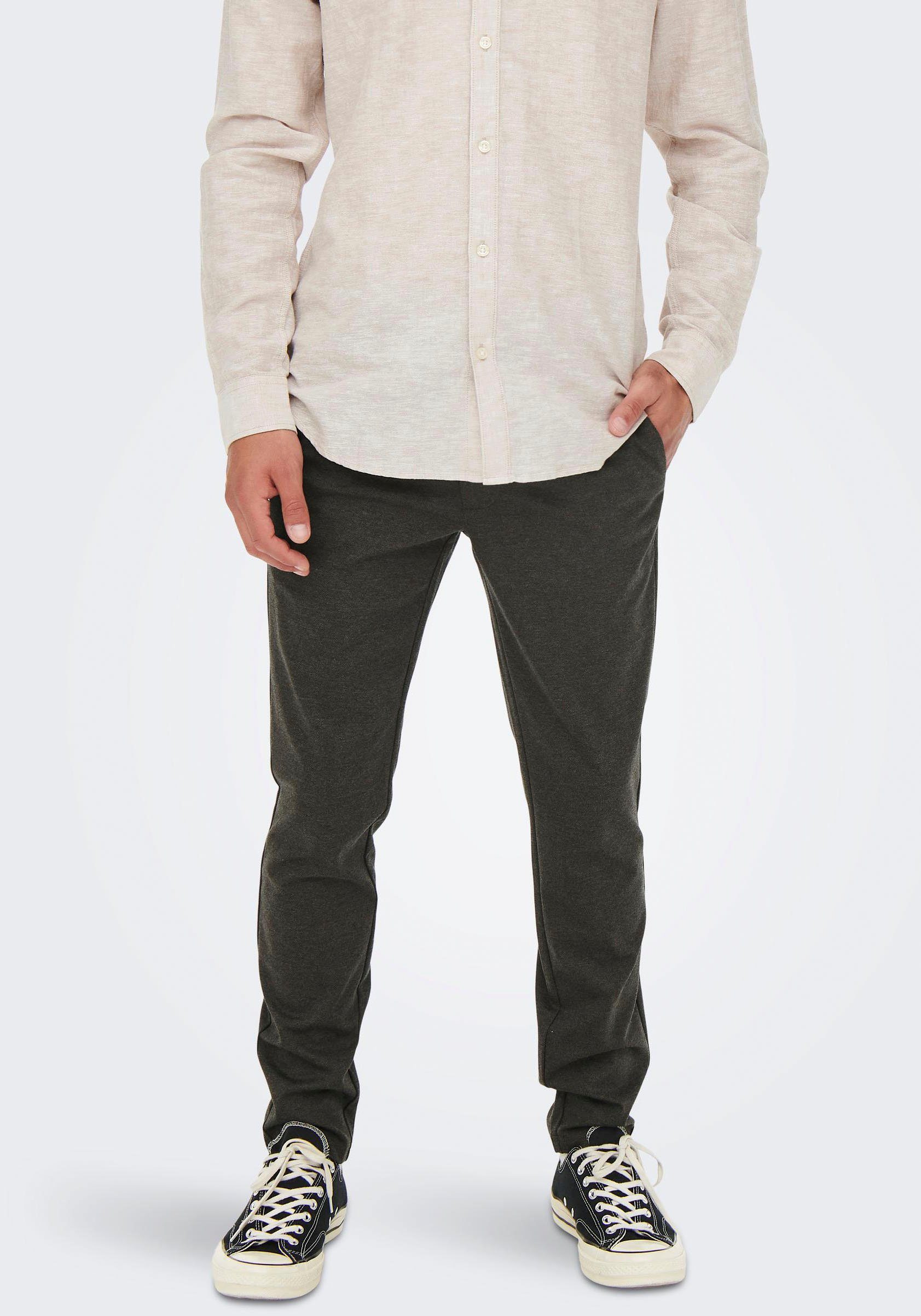 ONLY & SONS Stoffhose mit leichtem günstig online kaufen