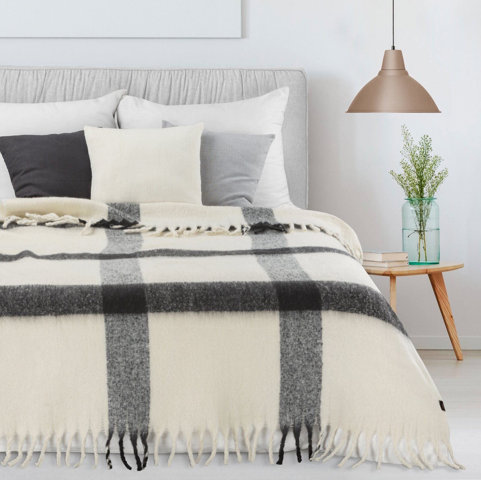 Wohndecke Decke mit Fransen, BOHO Stil günstig online kaufen