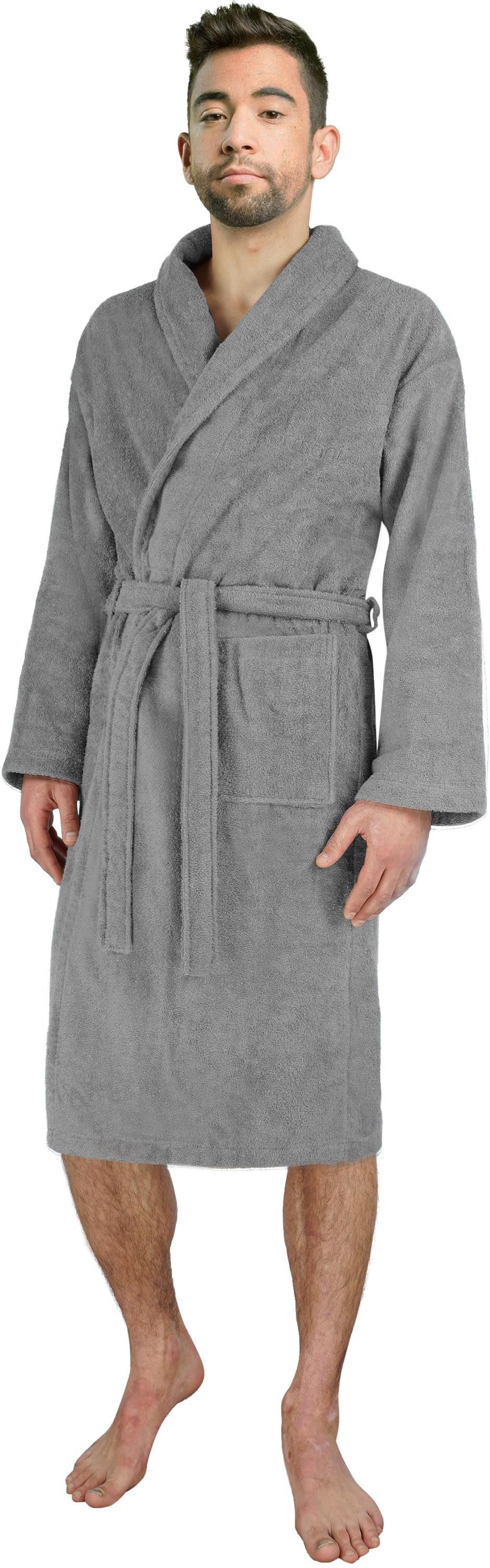 normani Herrenbademantel Herren Premium Bademantel Basic, 122, Baumwolle, S günstig online kaufen