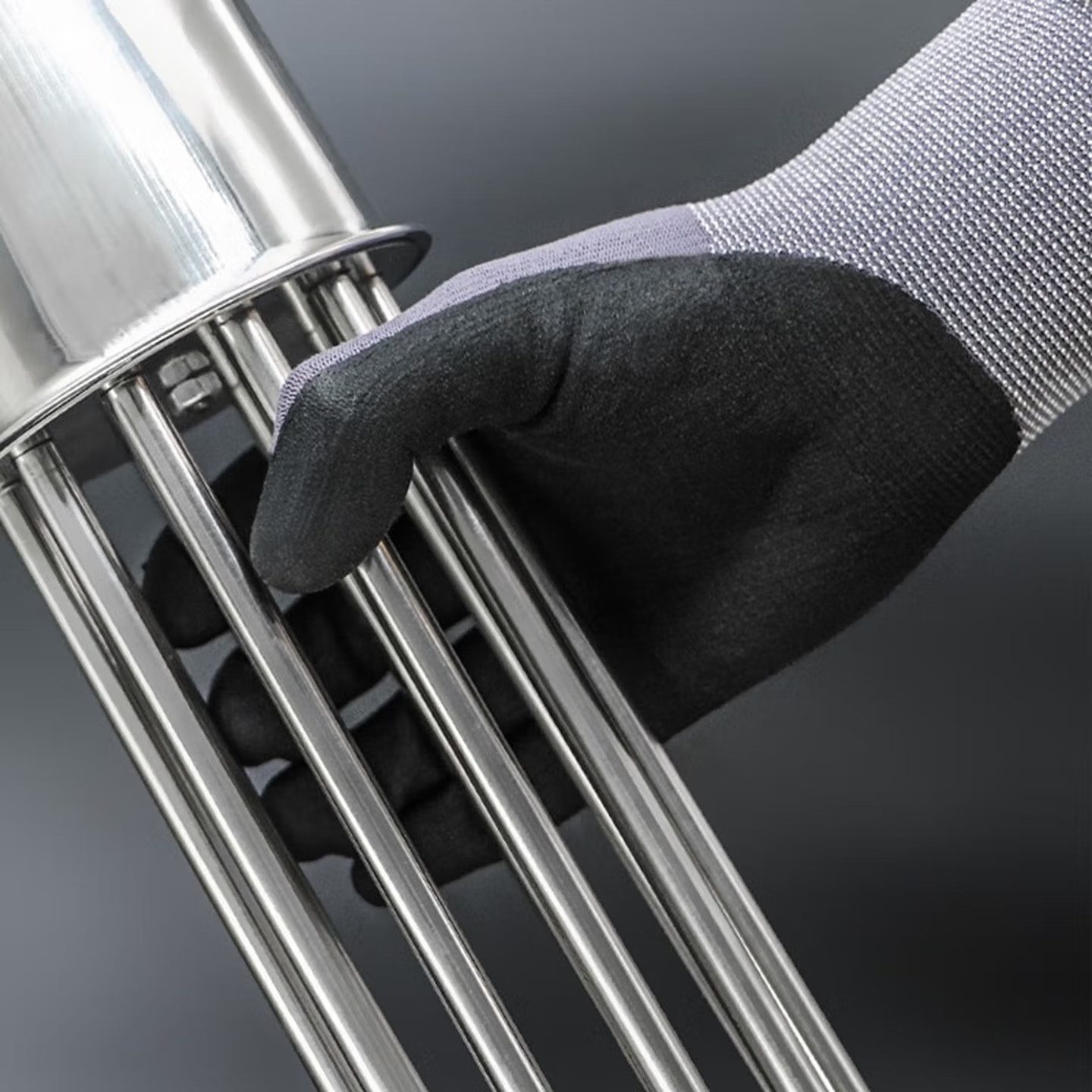 Wonder Grip Arbeitshandschuhe 3 Paar Mechaniker-Handschuhe, 15-Gauge, PU-Nitril.