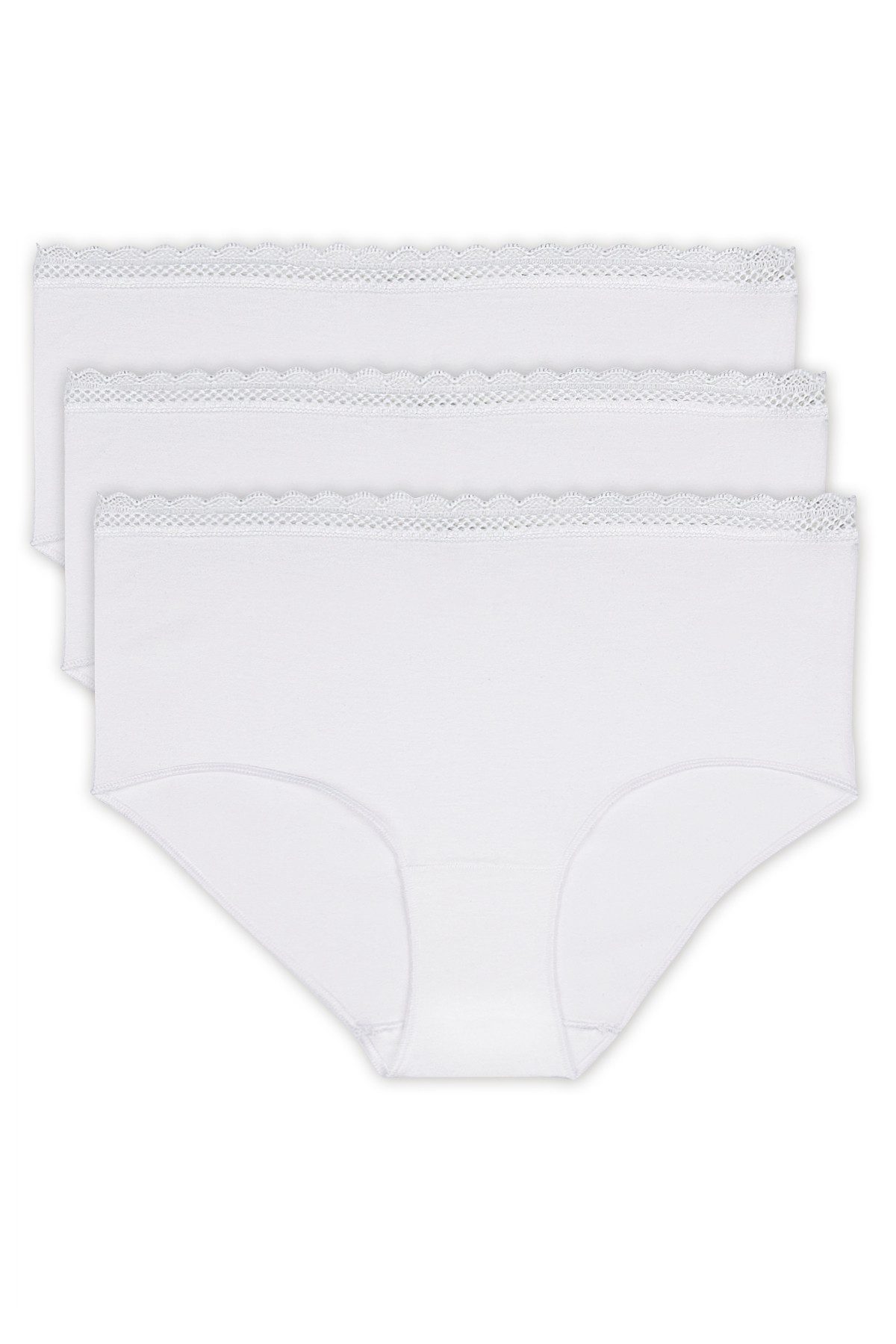 Nina Von C. Taillenslip Simply (Packung, 3er Pack) basic, eng, leicht, elastisch, bequem, mit Spitze, ohne Seitennähte