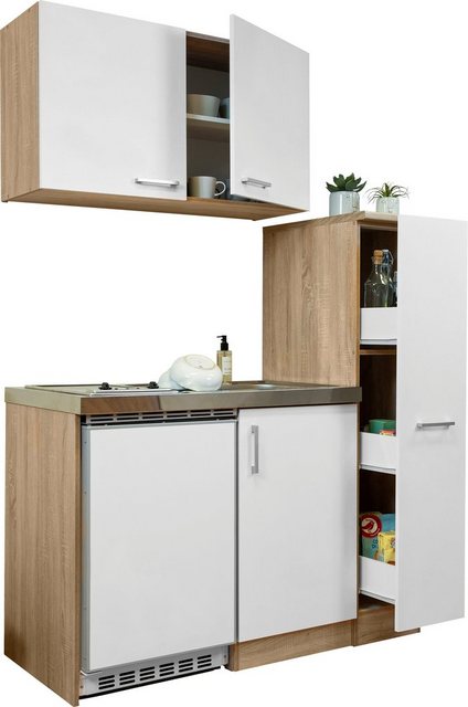 RESPEKTA Küchenzeile »MK130ESWOSC«, mit E Geräten, Gesamtbreite 130 cm  - Onlineshop Otto