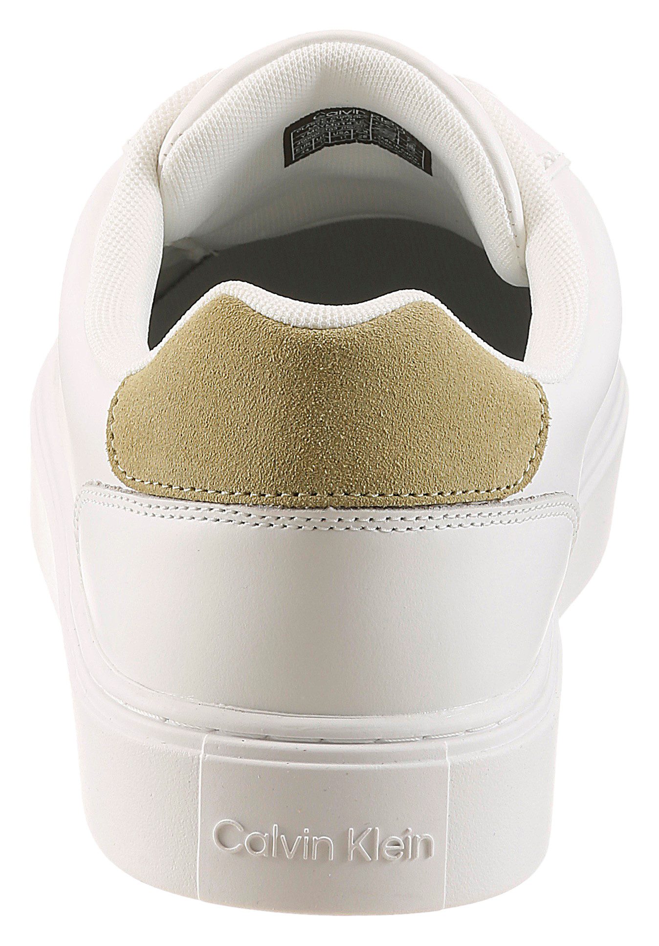 Calvin Klein Jeans CLASSIC CUPSOLE LACEUP LTH Sneaker Schnürschuh, Freizeitschuh mit Fersenbesatz und seitlichem CK-Logo