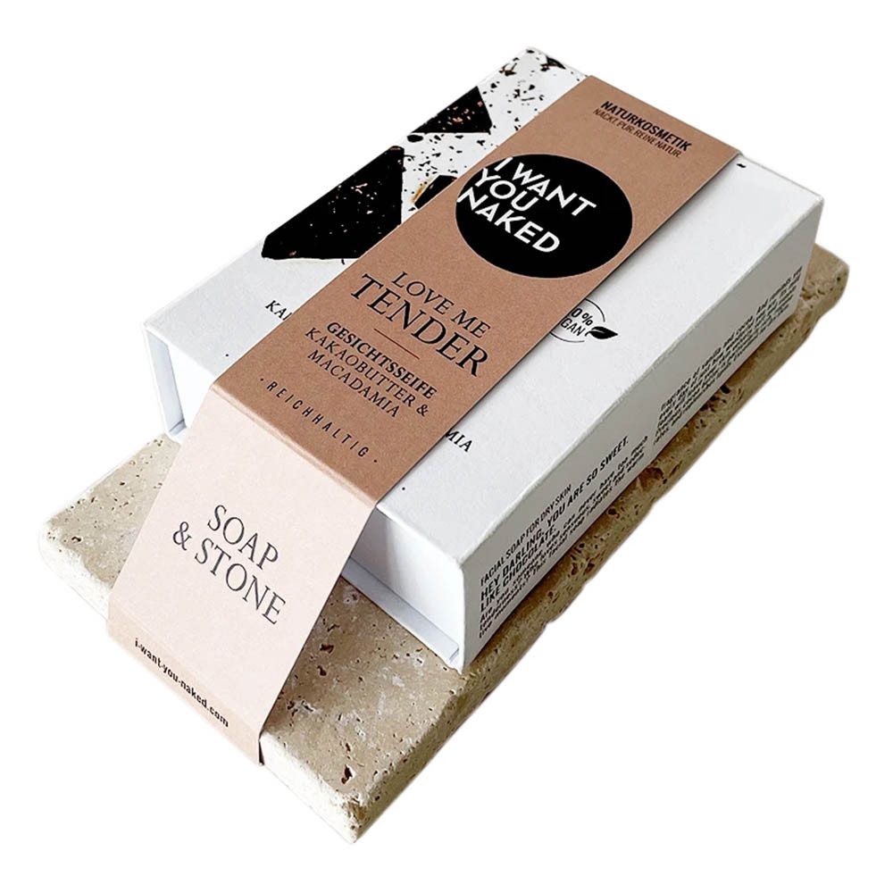 I WANT YOU NAKED Seifen-Set Soap & Stone - Set Love Me Tender