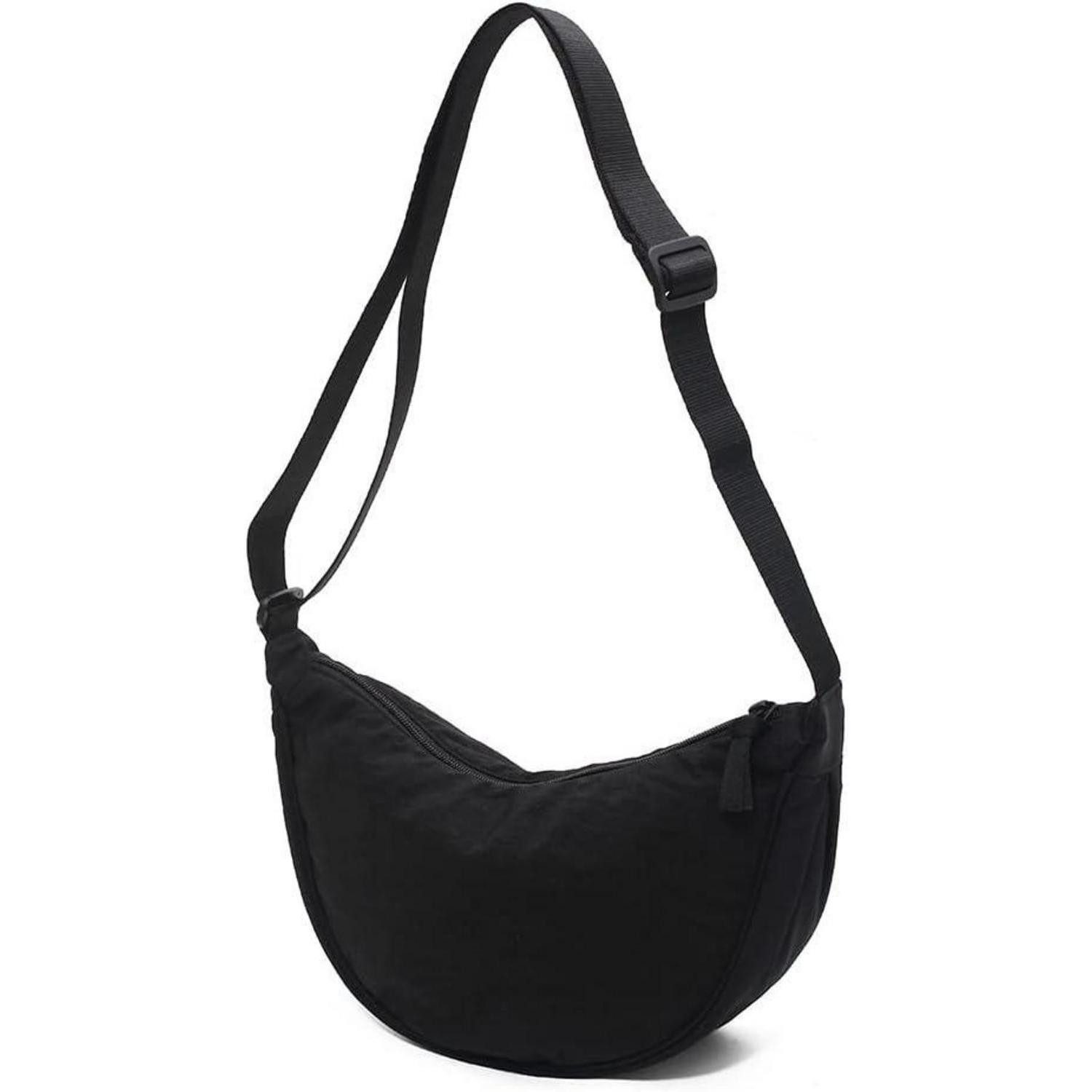 LuxusKollektion Schultertasche Damen Crossbody Schultertasche Halbmond Schw günstig online kaufen