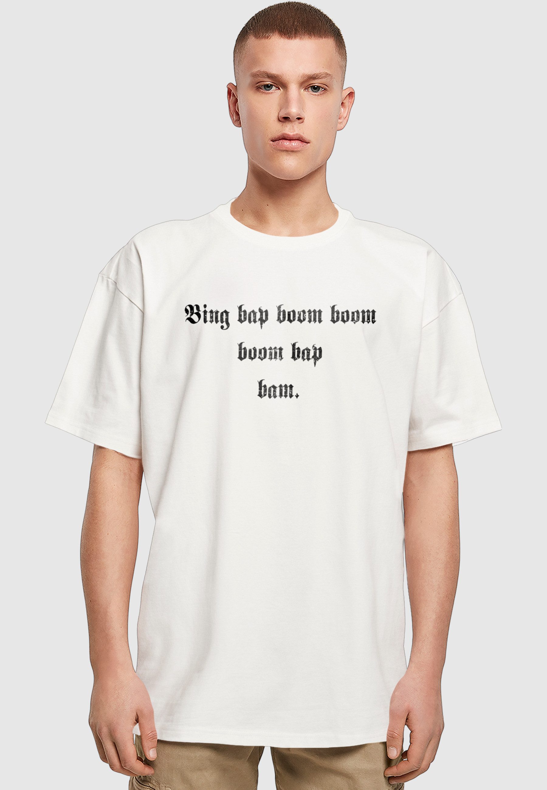 Upscale by Mister Tee T-Shirt Upscale by Mister Tee Bing Bab Boom Heavy Oversize Tee (1-tlg)