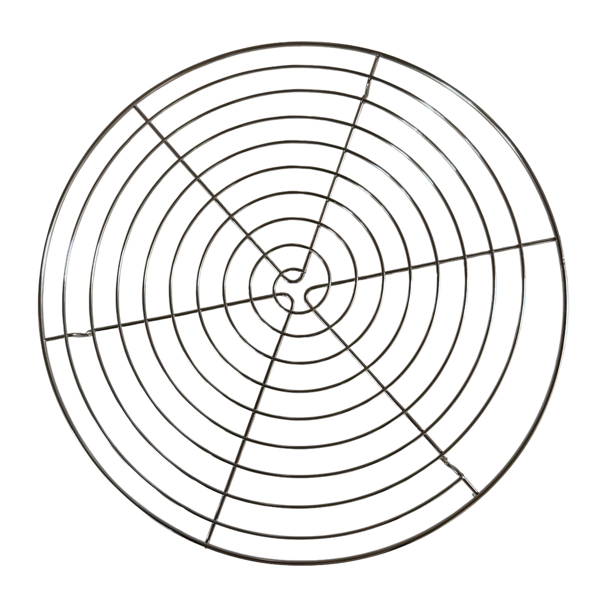 Kaiser Backformen Abkühlgitter Classic rund 32,5 cm Edelstahl Kuchengitter mit Stützen