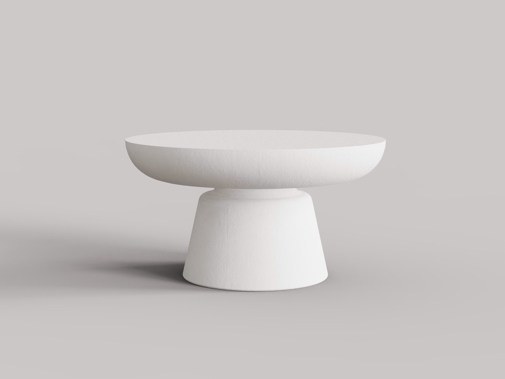 ELEMENTI Couchtisch KYLIX aus Beton, modern, Wohnzimmer Tisch (1-St., Couchtisch aus Beton), Cremeweiß,Beton