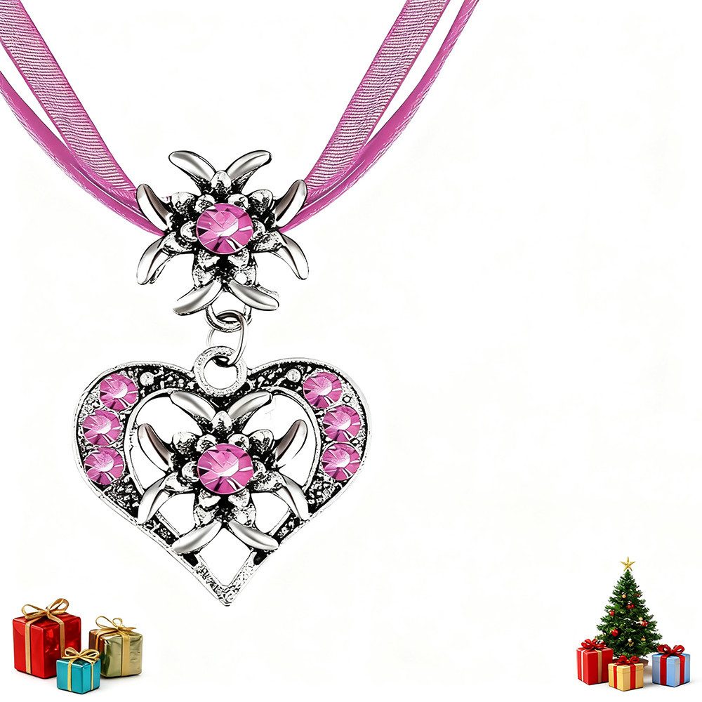 CLTYQ Schmuckset Schmuckset für Damen,Kette und Ohrringe Set,Kostümzubehör, Geschenk für Damen,ideal zu Weihnachten & Valentinstag