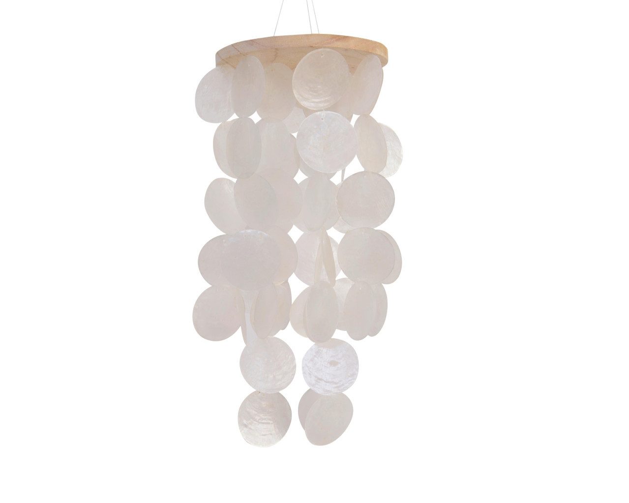 Kaemingk Dekohänger Kaemingk Deko-Anhänger Windspiel Capiz 36 cm