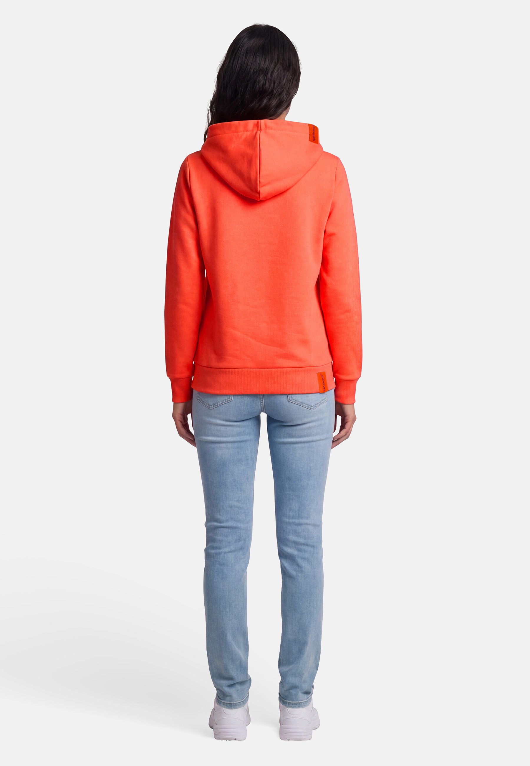 salzhaut Hoodie SÜNN Damen Tailliert salzhaut Kapuzenpullover – bequemer Fit und nordisch klares Design – Bild 5 von 5