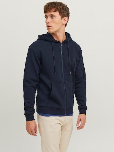 JJEBRADLEY NOOS Blazer & Jack SWEAT Jones Kapuzensweatjacke ZIP Navy HOOD