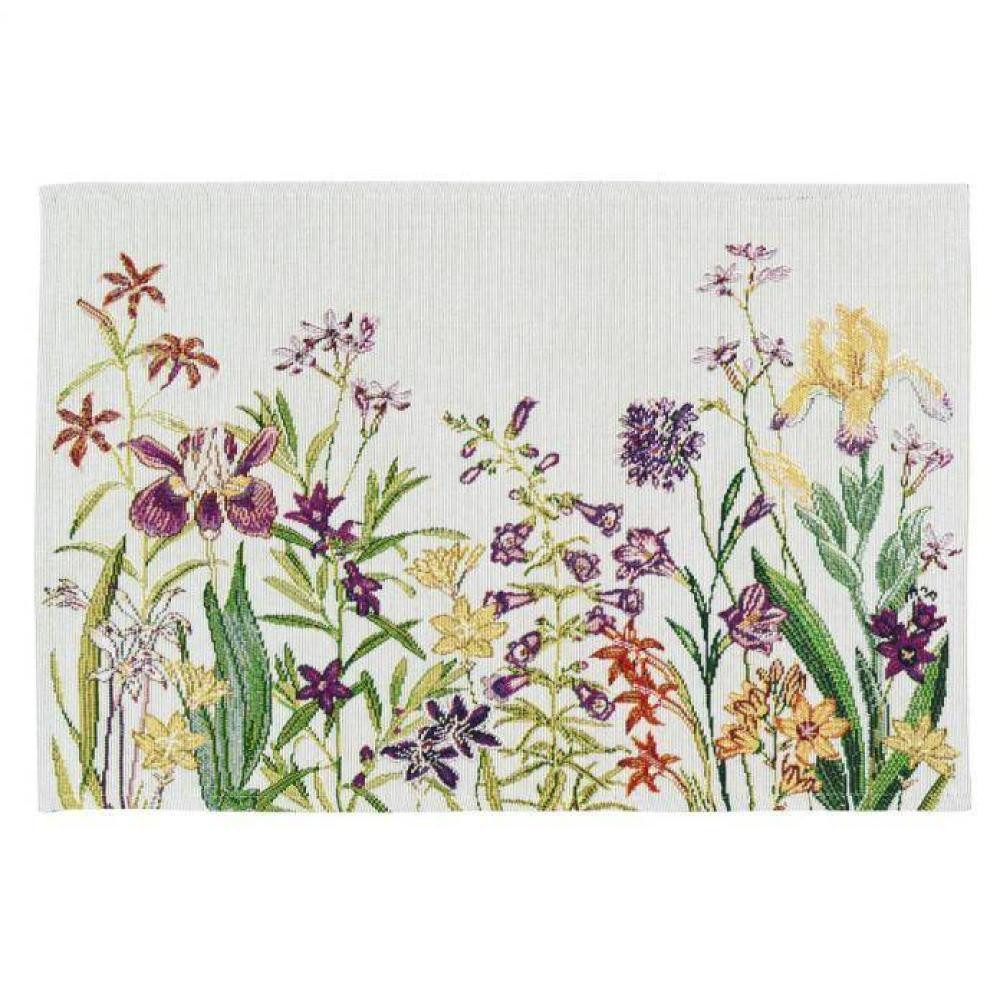 sander table + home Platzset Tischset Flowery in der Farbe Natur in 32 x 48 cm