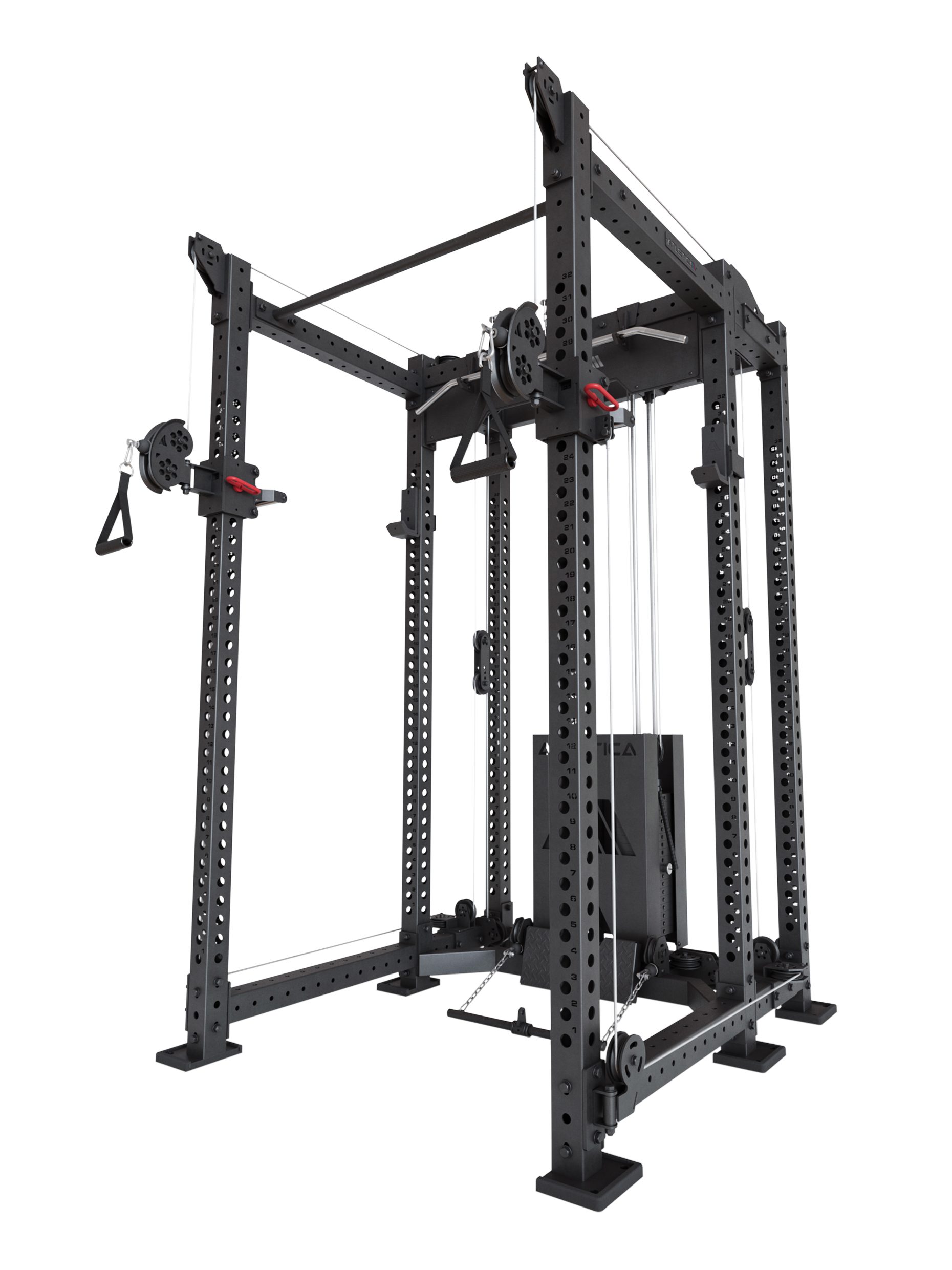 Power Rack R8 Alpha, Power Rack, 180kg Steckgewichte, 6 Farben
