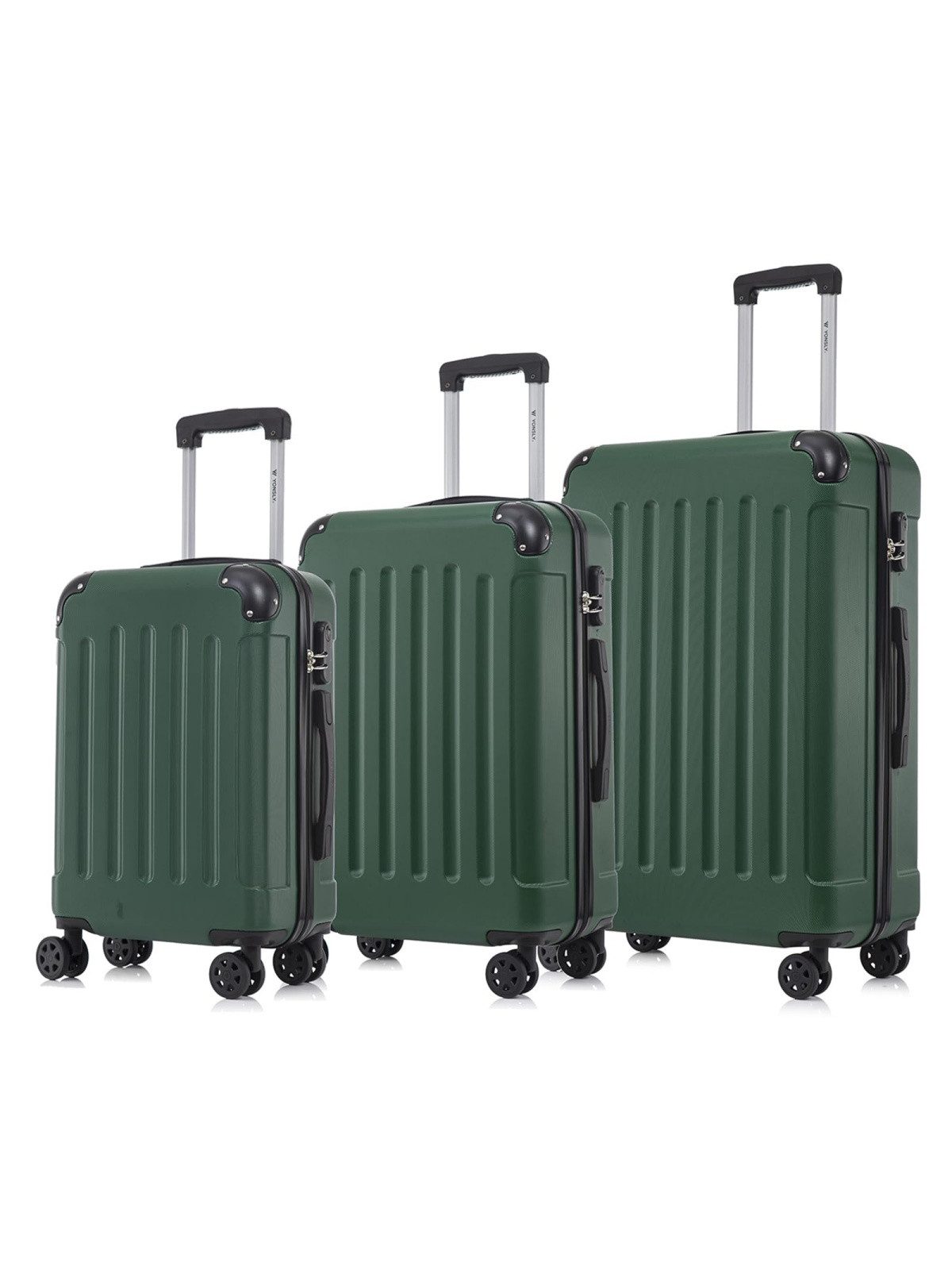 yonsly Kofferset Reisekoffer Trolley Hartschale aus ABS für Urlaubs- und Fa günstig online kaufen