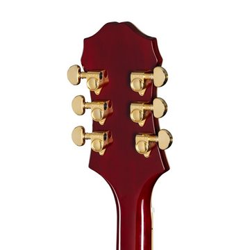 Epiphone Halbakustik-Gitarre, Broadway Wine Red - Halbakustik Gitarre