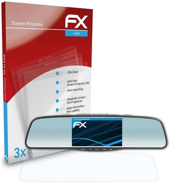 atFoliX Schutzfolie Displayschutz für Navitel MR250, (3 Folien), Ultraklar und hartbeschichtet