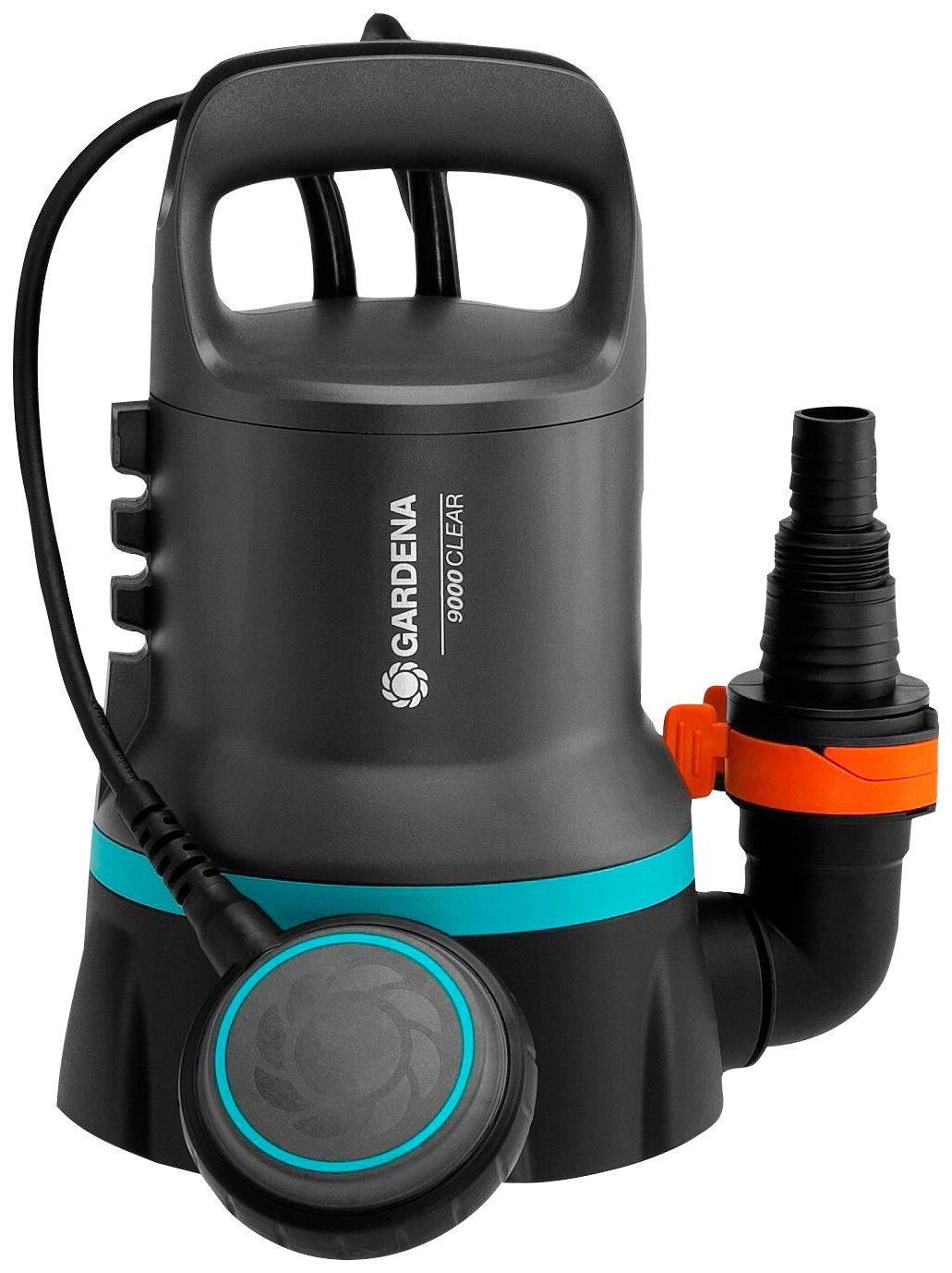 GARDENA Klarwasserpumpe Tauchpumpe 9000, 9030-20, 9000 l/h max. Fördermenge