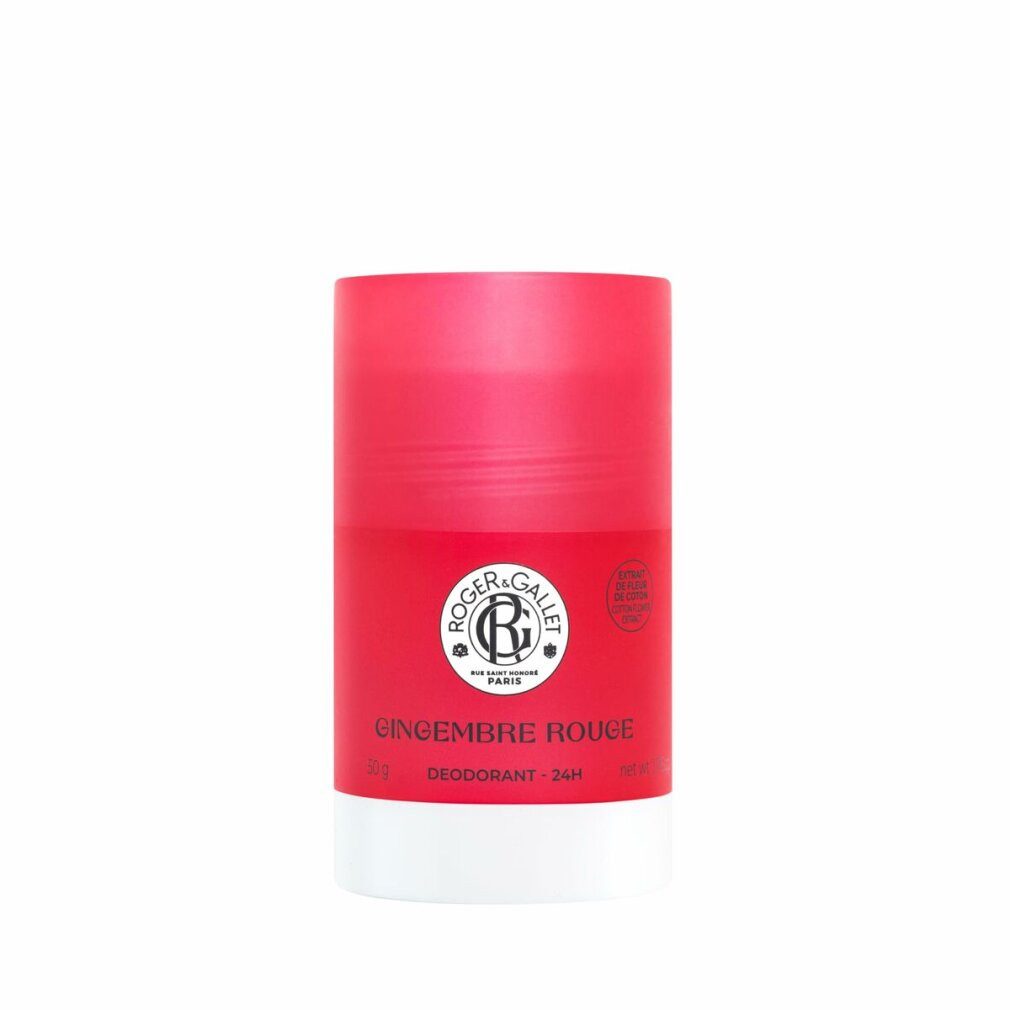 ROGER & GALLET Körperpflegemittel GINGEMBRE ROUGE festes Deo 50 gr