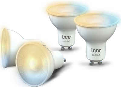 innr »GU10 Spot - comfort« LED-Leuchtmittel, GU10, 4 St., Warmweiß, Spot - comfort GU10 Lampe 4er