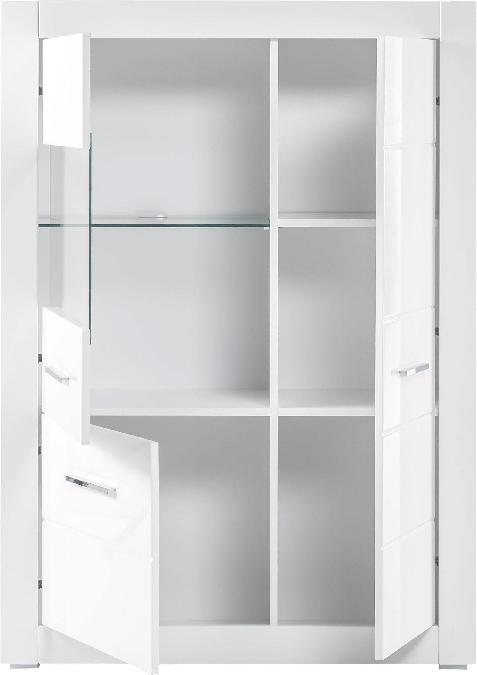 Home affaire Vitrine BIANCO Höhe 142 cm