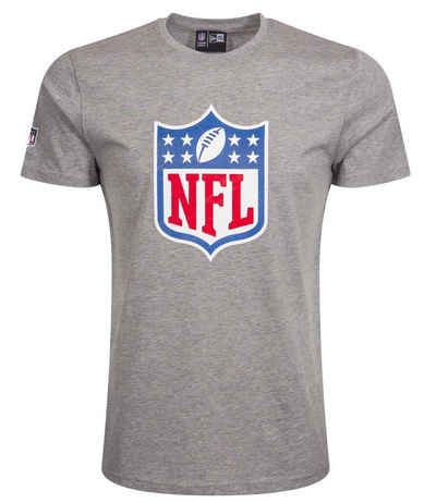 New Era T-Shirt »NFL Shield Logo grau« (1-tlg)