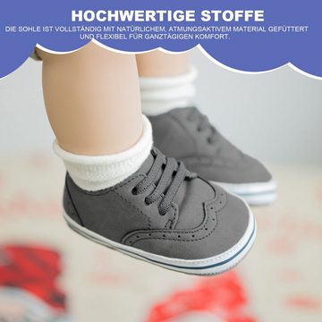 Daisred Baby Jungen Lauflernschuhe 1 Jahr PU Leder Krabbelschuhe Krabbelschuh