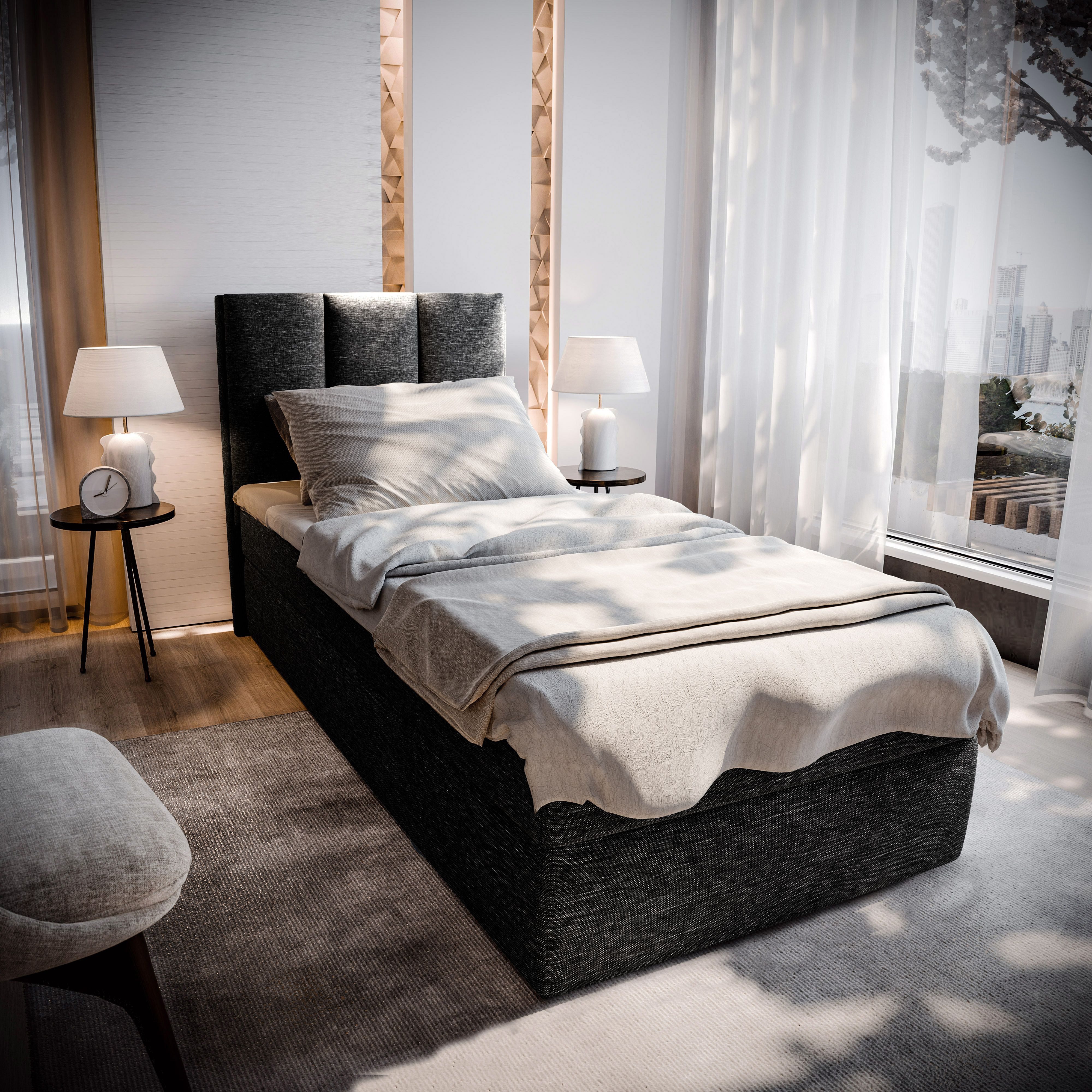 Masseno Boxbett MERIL 90x200 cm mit günstig online kaufen