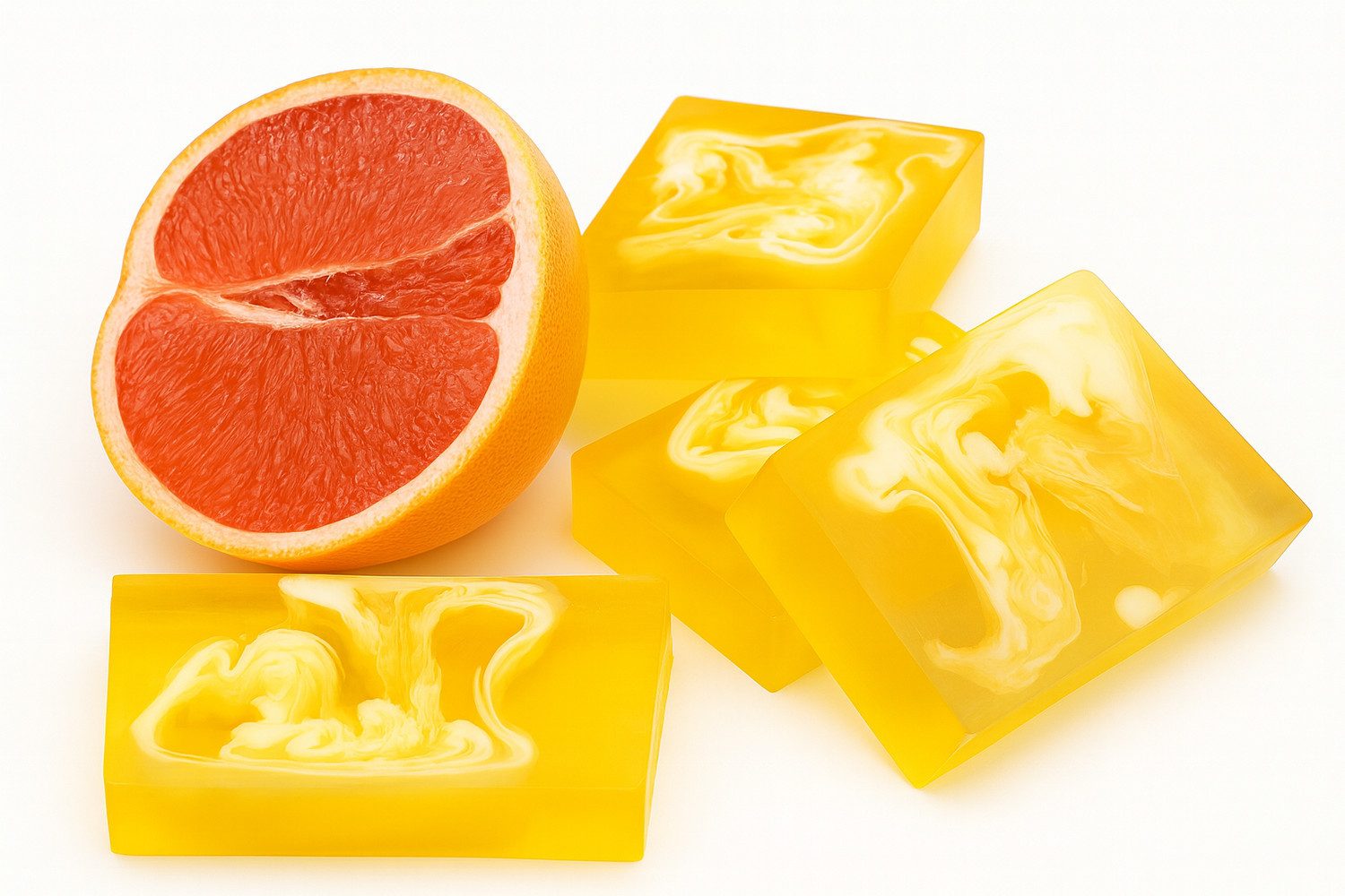 Nesbel - Spüren Sie die Reinheit? Handseife Grapefruit, Glycerin Hand-und Dusch Seife mit Ziegenmilch 100g