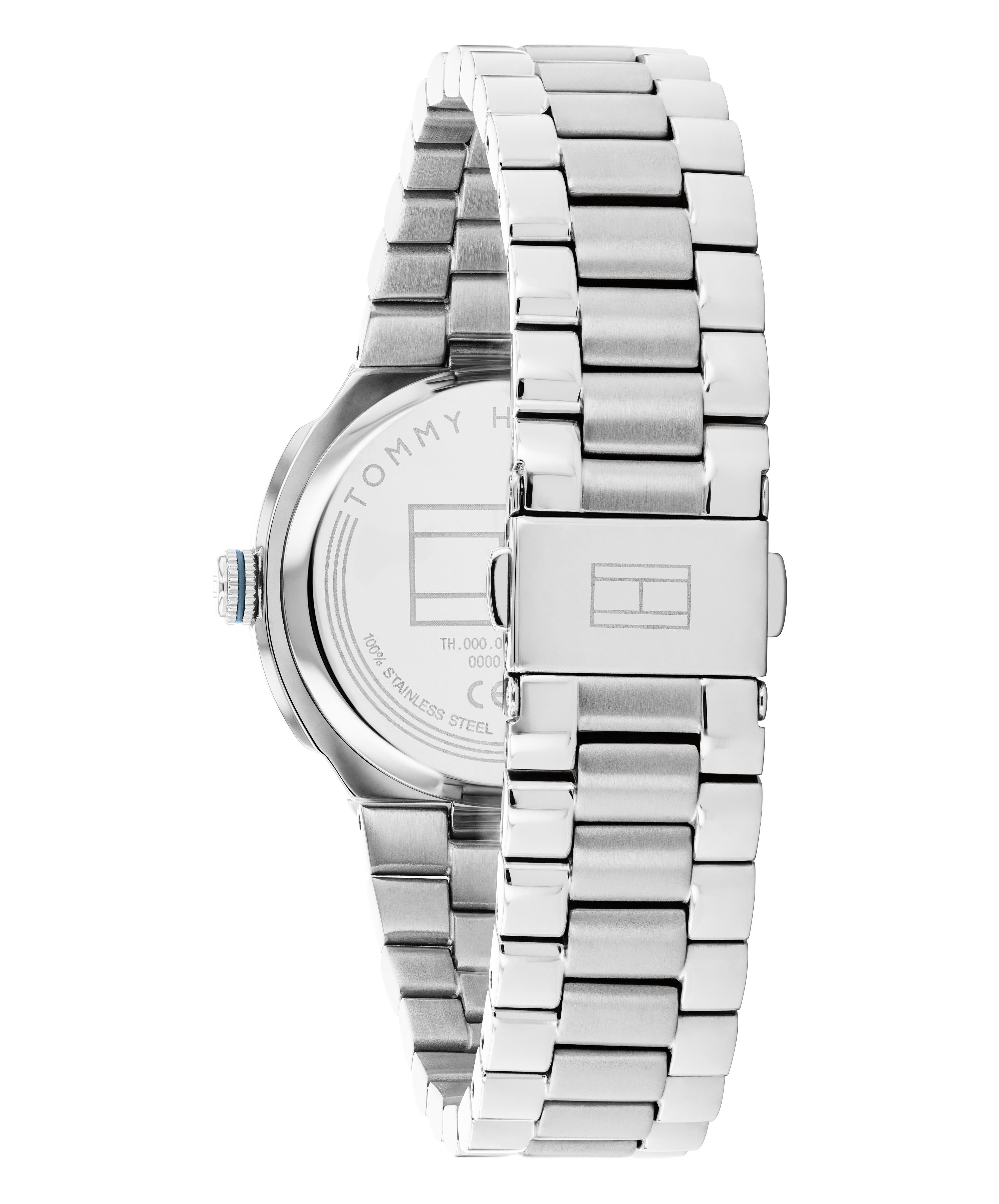 Tommy Hilfiger Quarzuhr Georgia 1782818, Armbanduhr, Damenuhr, Edelstahlarmband, analog