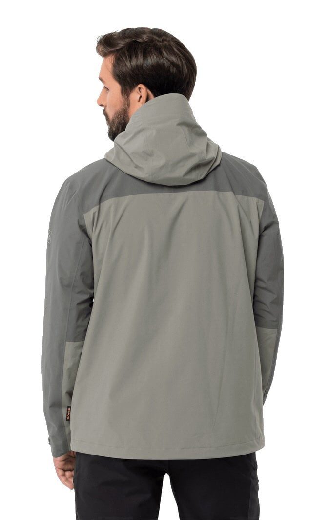 Jack Wolfskin Funktionsjacke Go Hike (wind-/wasserdicht) mistygrün Herren