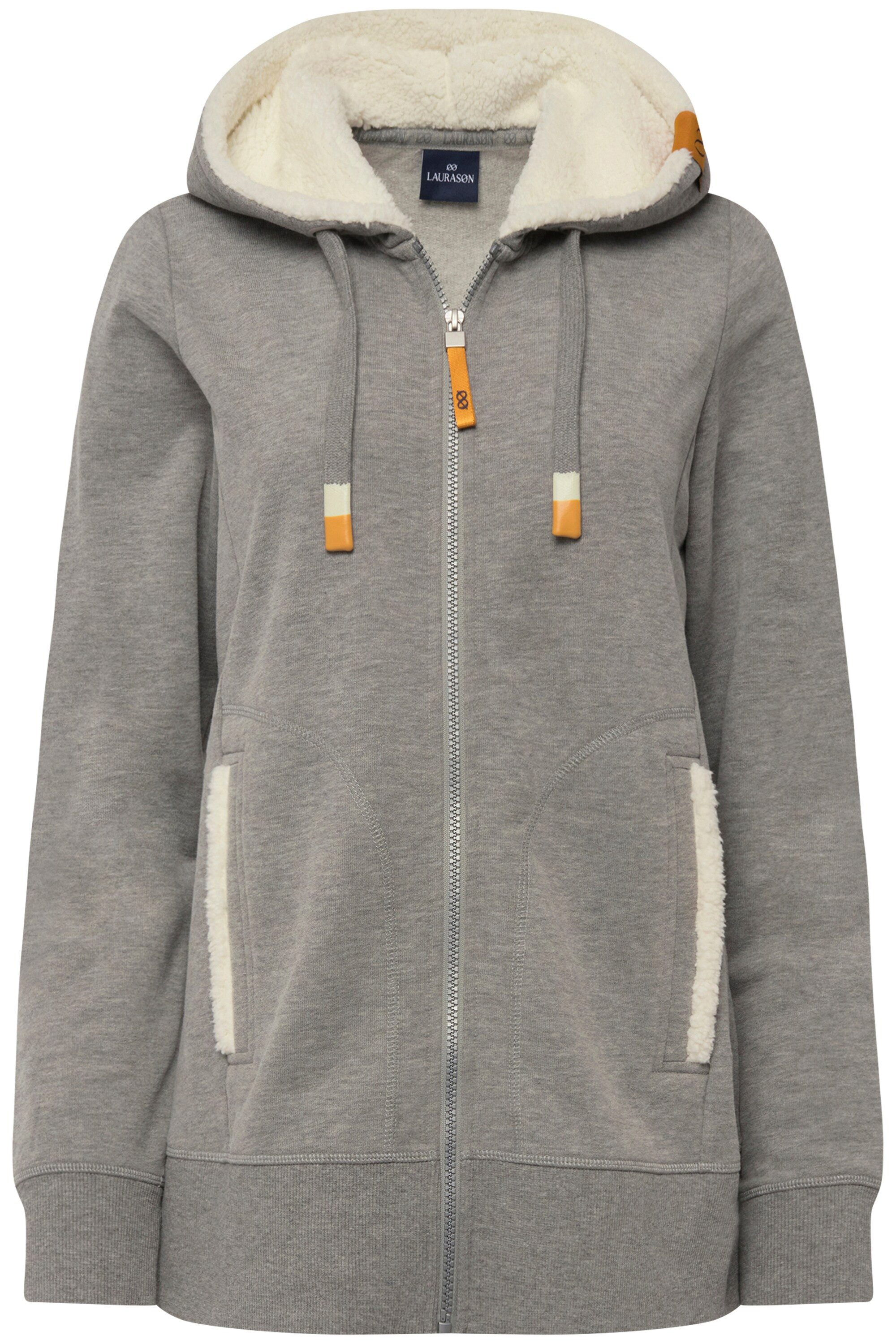 Laurasøn Sweatjacke Hoodie-Jacke Sweat Kapuze innen günstig online kaufen