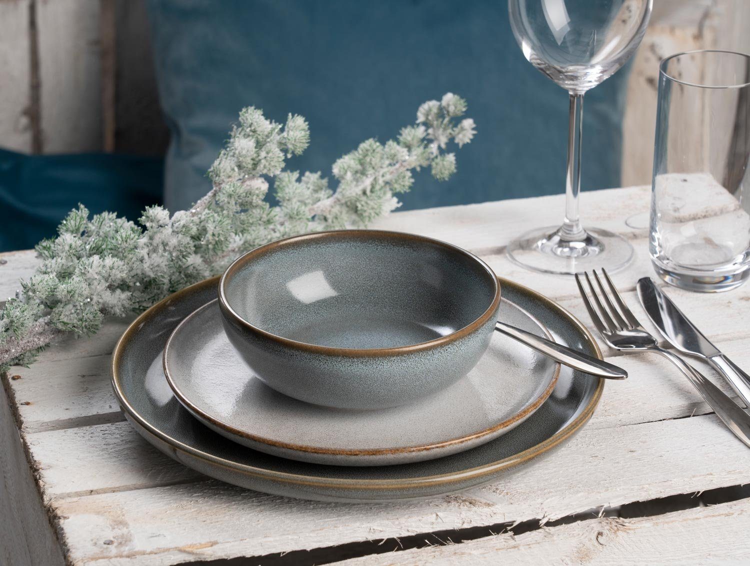 ASA SELECTION Dessertteller SAISONS, Sandfarben, Ø 21 cm