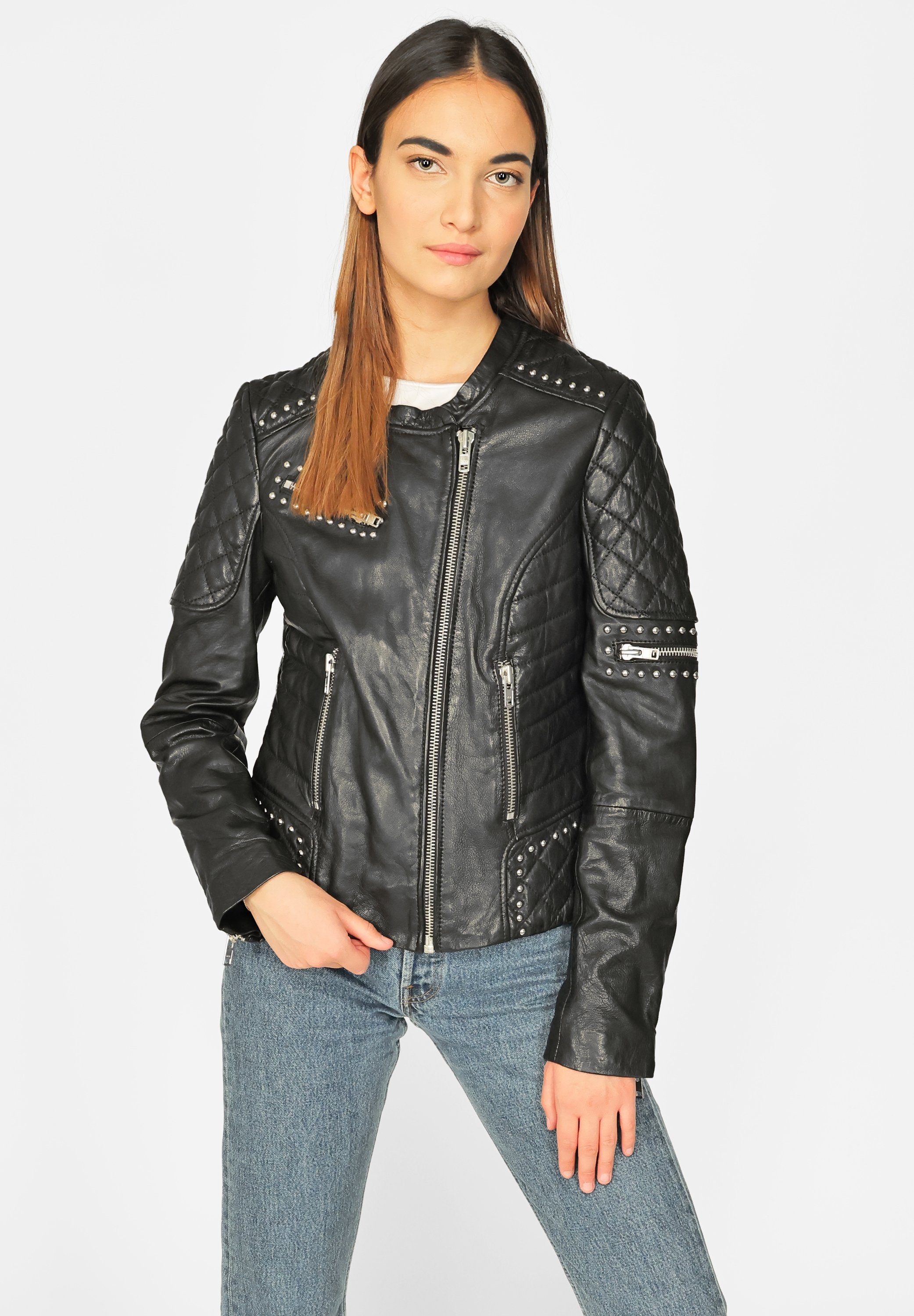 Maze Lederjacke 42021285 | Übergangsjacken