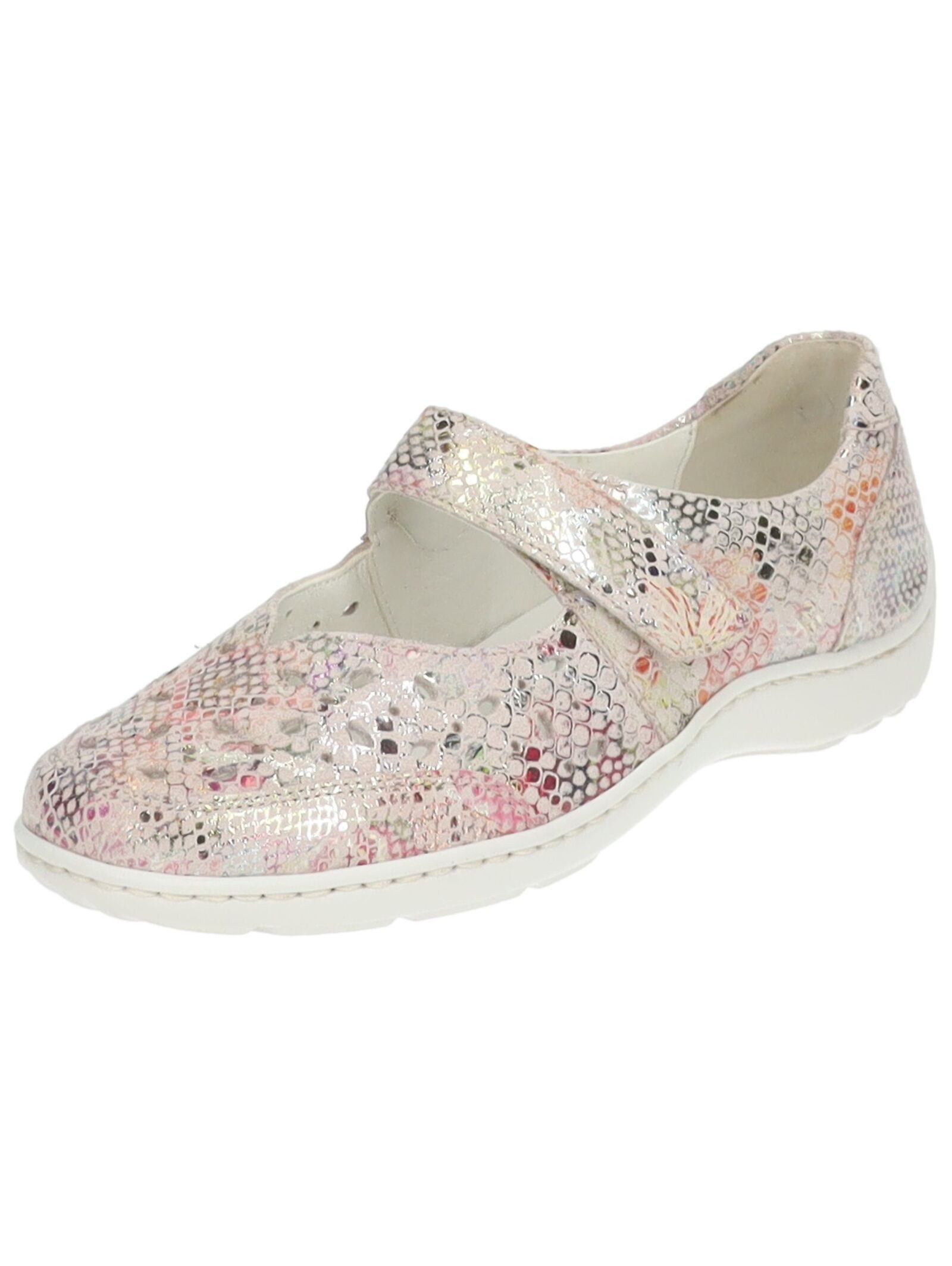 Halbschuhe Leder . Klettschuh