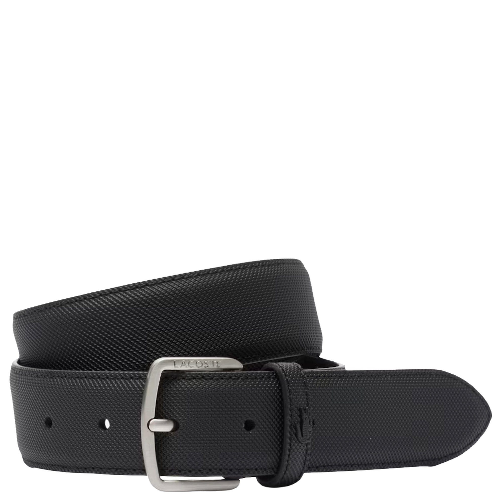 Lacoste Ledergürtel Accessoire - Gürtel 3.5 cm Leder (black, 110 cm) günstig online kaufen