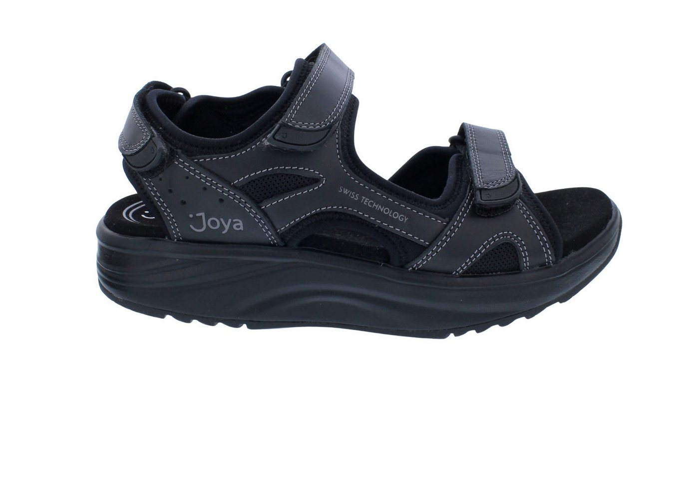 Joya Joya Sandale Komodo II Black JY112A, Glattleder u. atmungsaktives Mesh Sandale