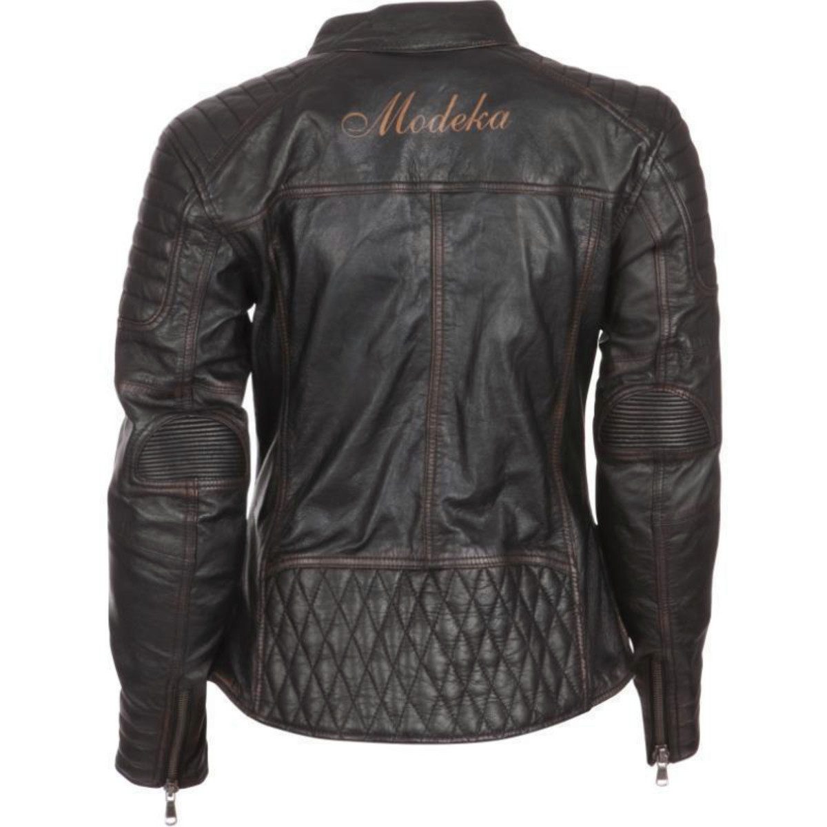 Modeka Motorradjacke Modeka Kalea Lady Lederjacke schwarz motorrad lederjacke damen