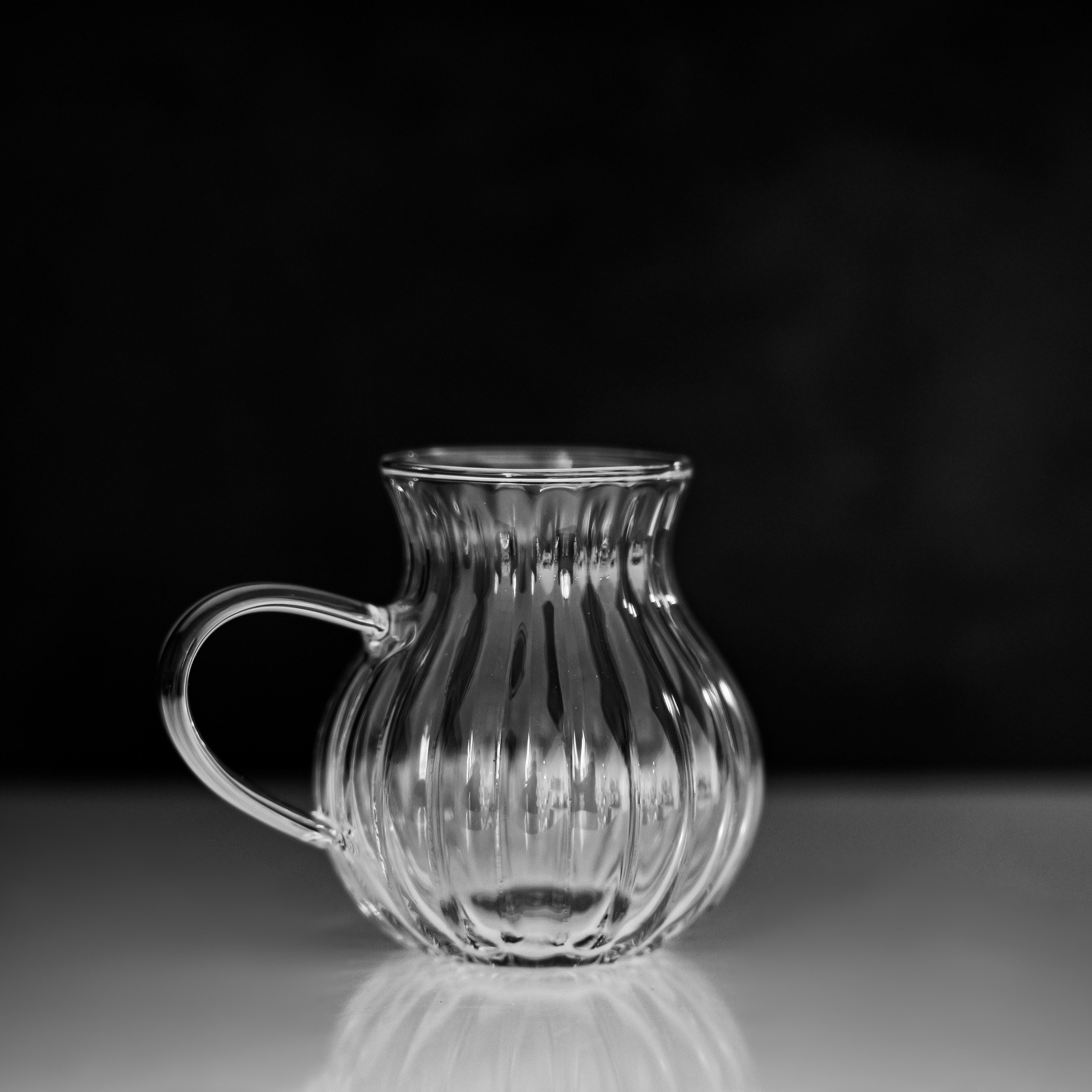 Almina Teeglas Luana La Manila, 6-tlg., Glas, 6-teiliges Gläser-Set mit Henkel, 220 ml