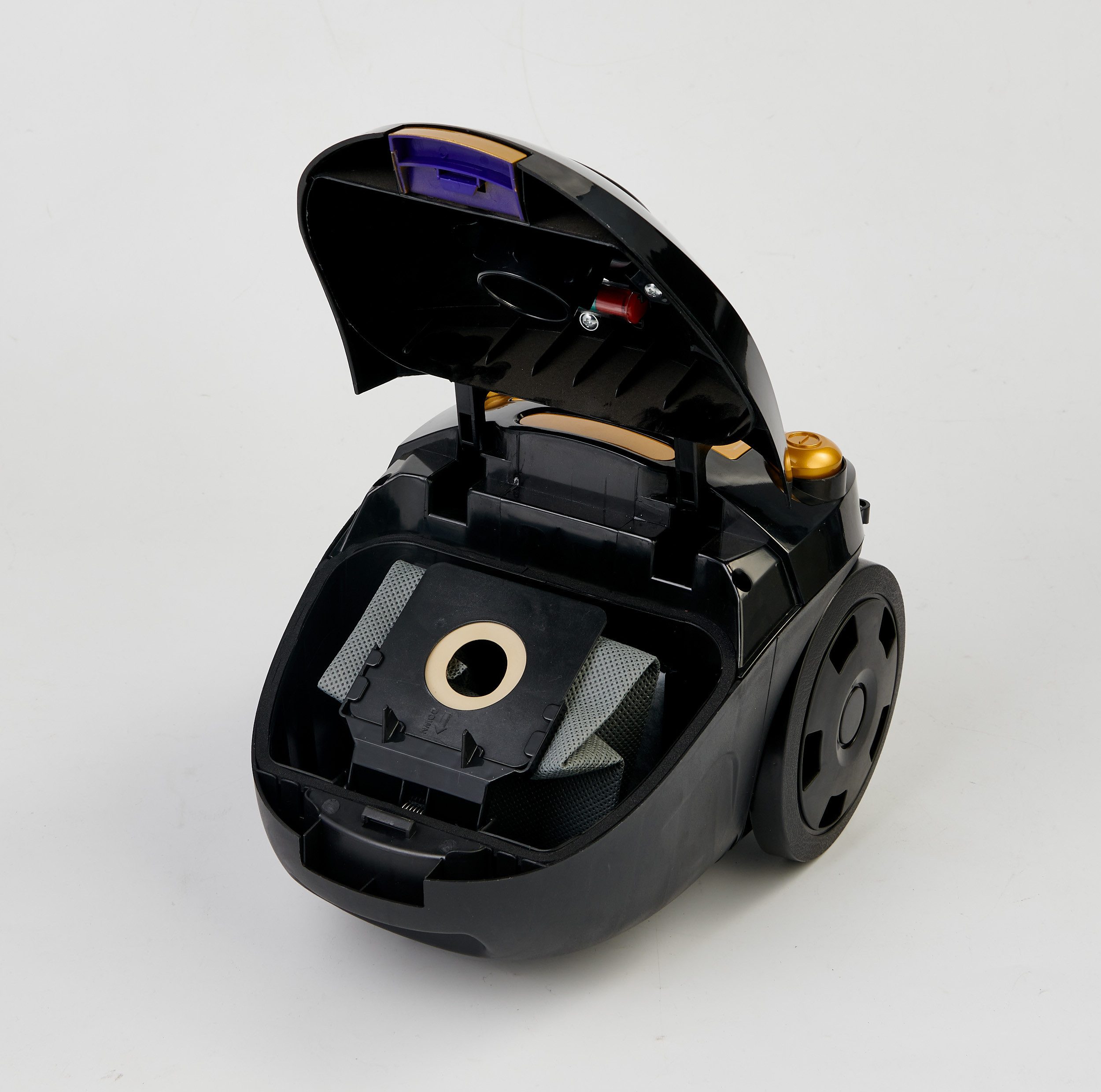 Elta Bodenstaubsauger TURBO PLUS, 800 W, mit Beutel, ECO-Motor, Mini-Turbobürste für Tierhaare, Teleskoprohr, Zubehör