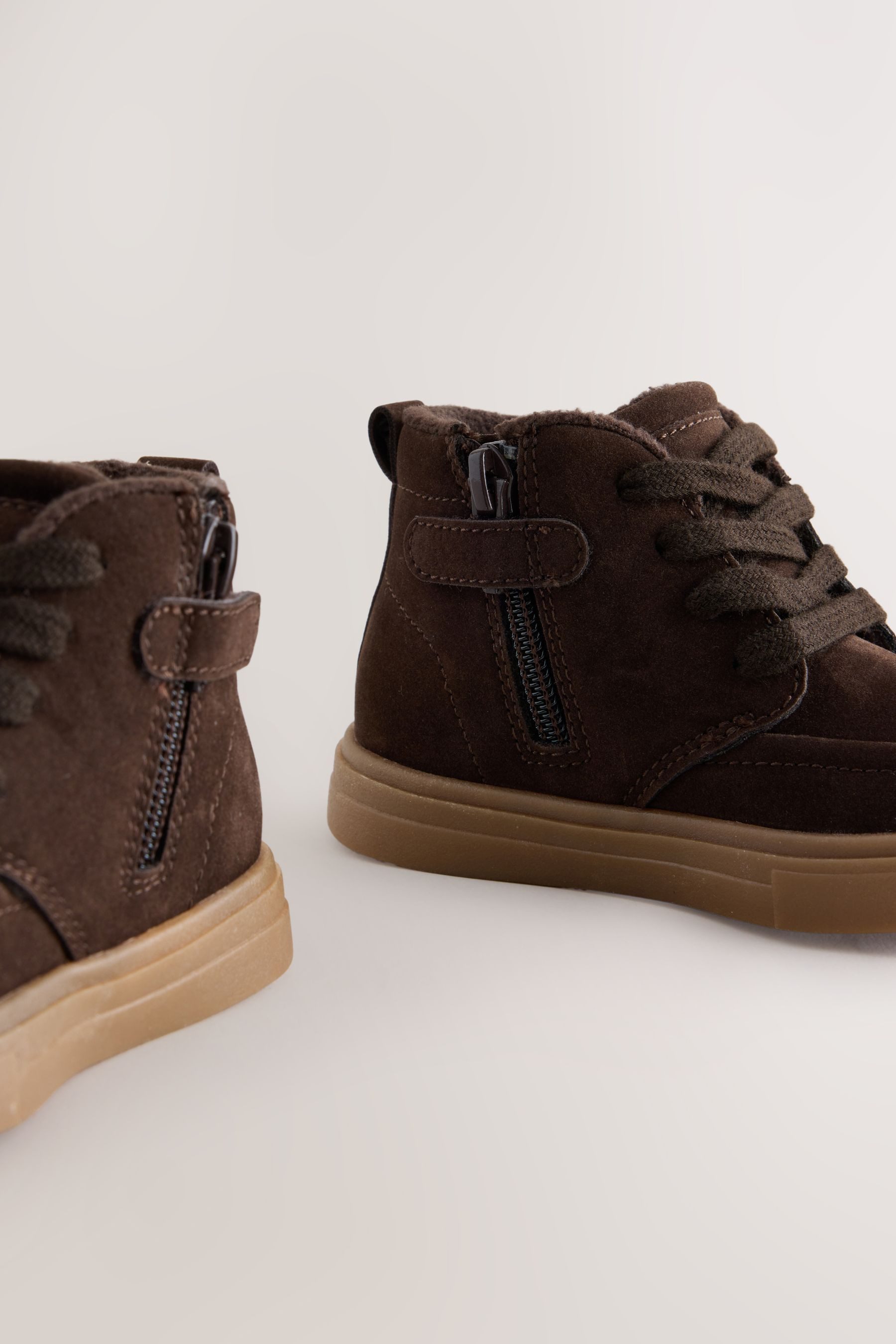 Next Warm gefütterte Schnürstiefel, weite Passform Schnürstiefel (1-tlg)