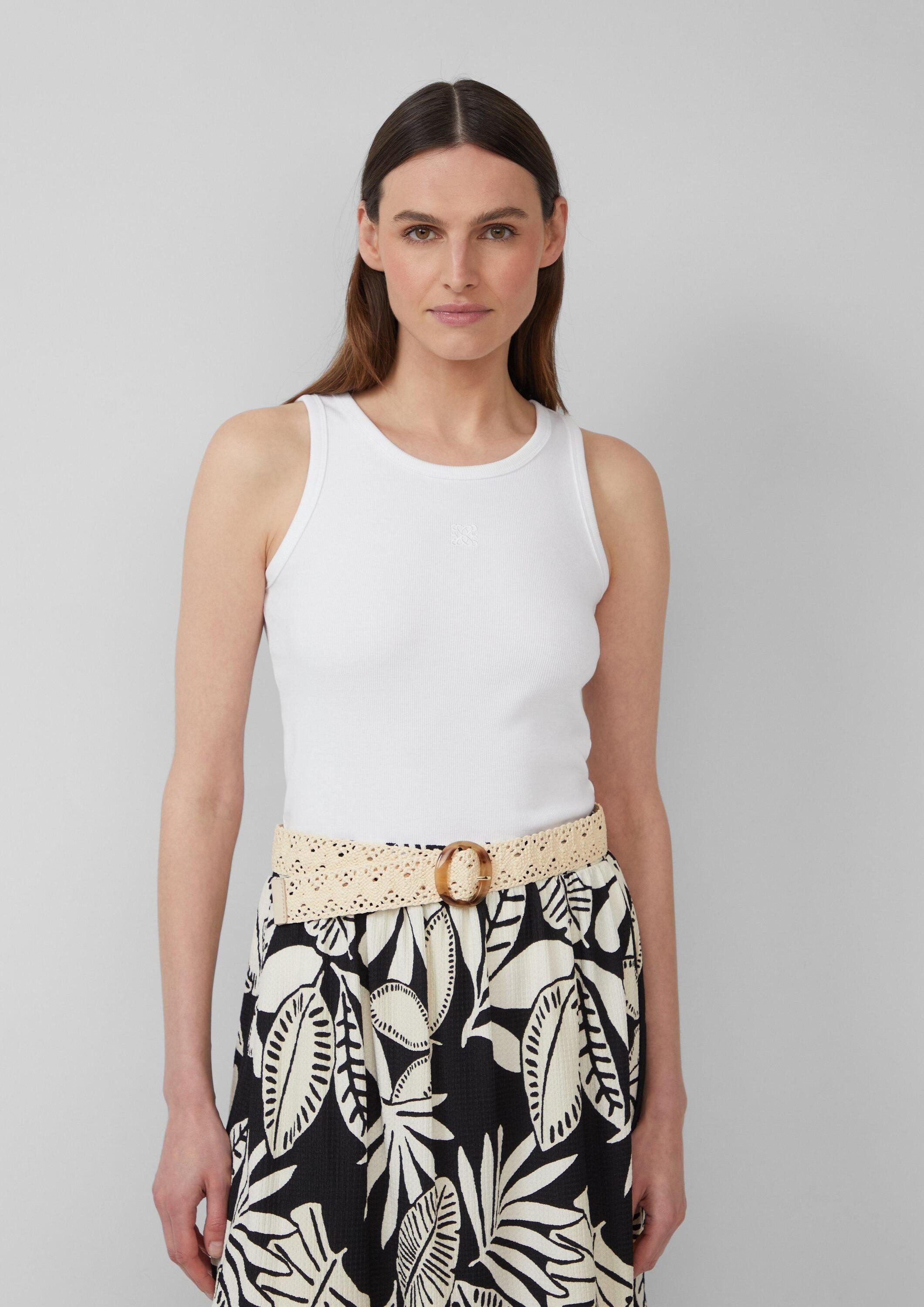 s.Oliver Ledergürtel Taillengürtel Textilgürtel mit Dornschließe günstig online kaufen