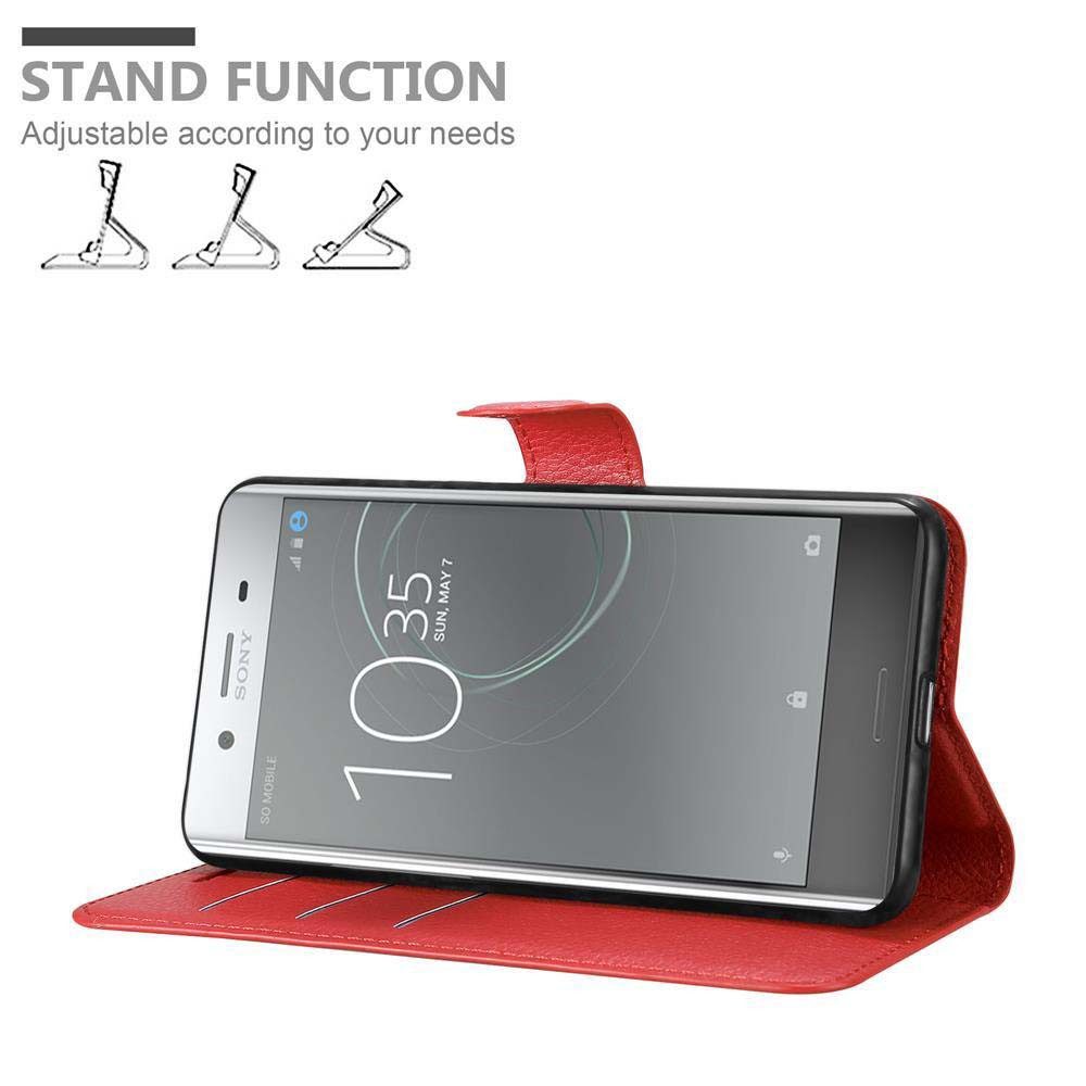 Cadorabo Handyhülle für Sony Xperia XZ PREMIUM Hülle Sony Xperia XZ PREMIUM, Hülle Schutzhülle mit Standfunktion, Kartenfach und Magnetverschluss