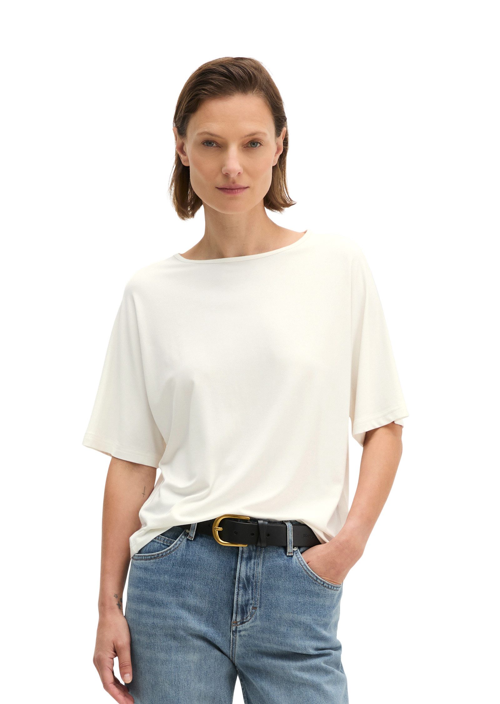 Marc O'Polo T-Shirt aus Viskose-Stretch-Jersey