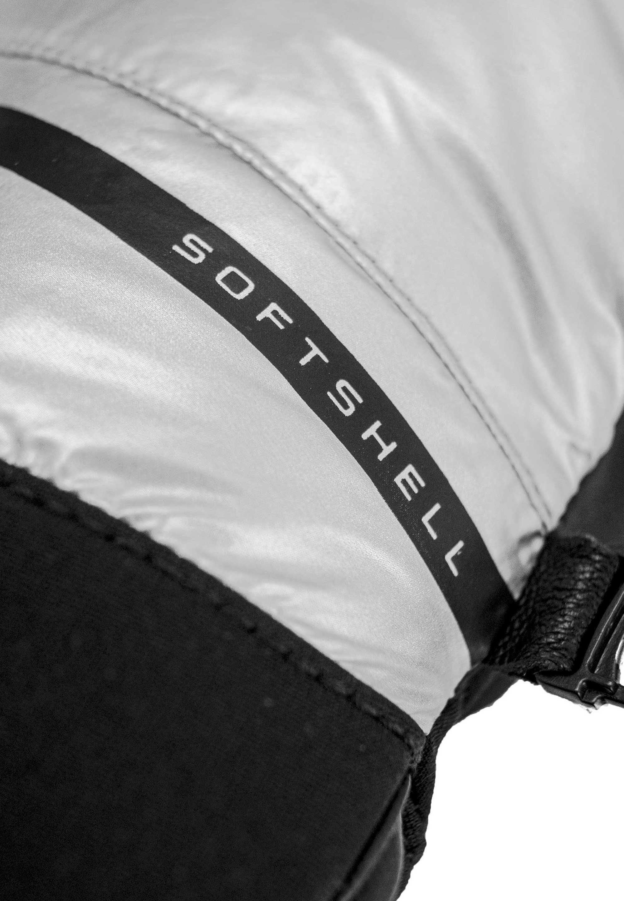 Reusch Skihandschuhe und Material schwarz-silberfarben wasserdichtem aus atmungsaktivem Tessa STORMBLOXX™
