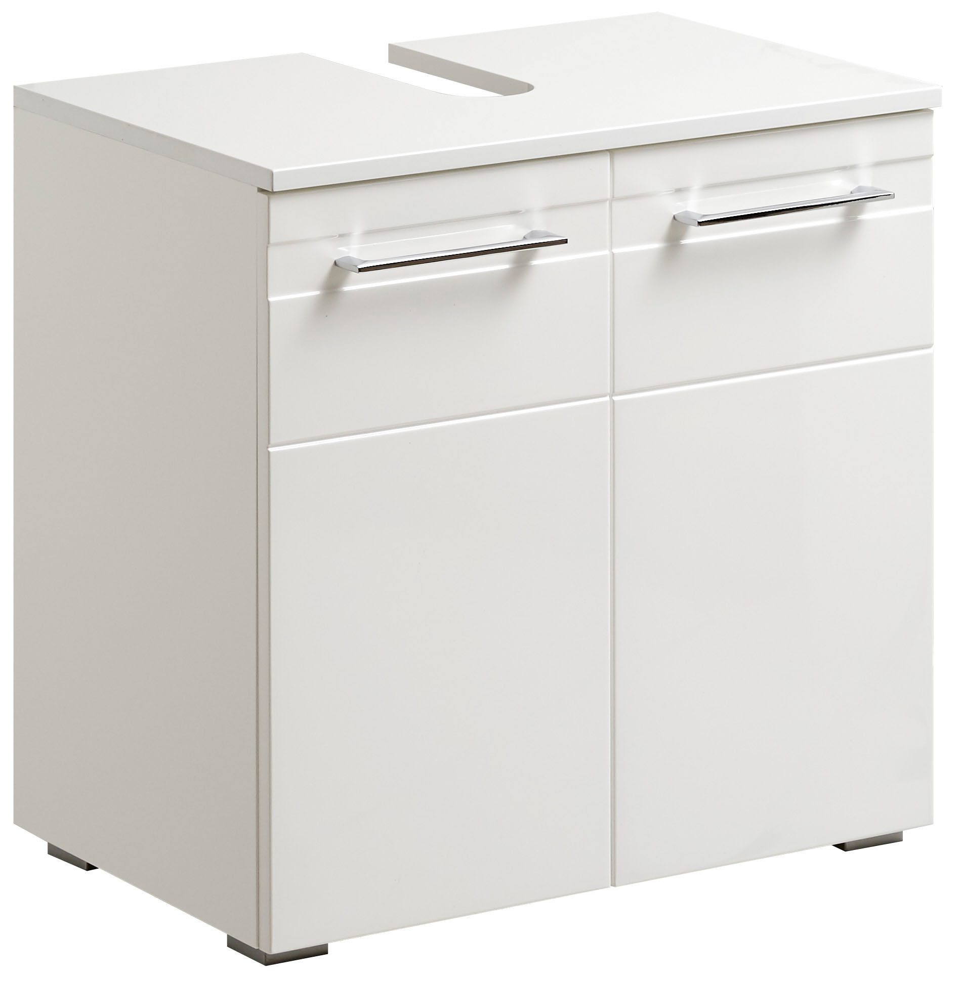 Saphir Waschbeckenunterschrank mit Siphonausschnitt