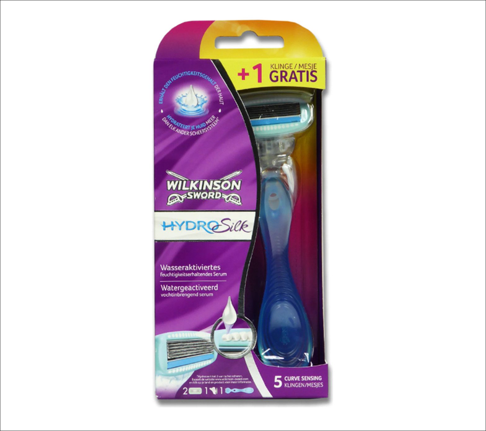 Wilkinson Nassrasierer Hydro Silk, 2-tlg.