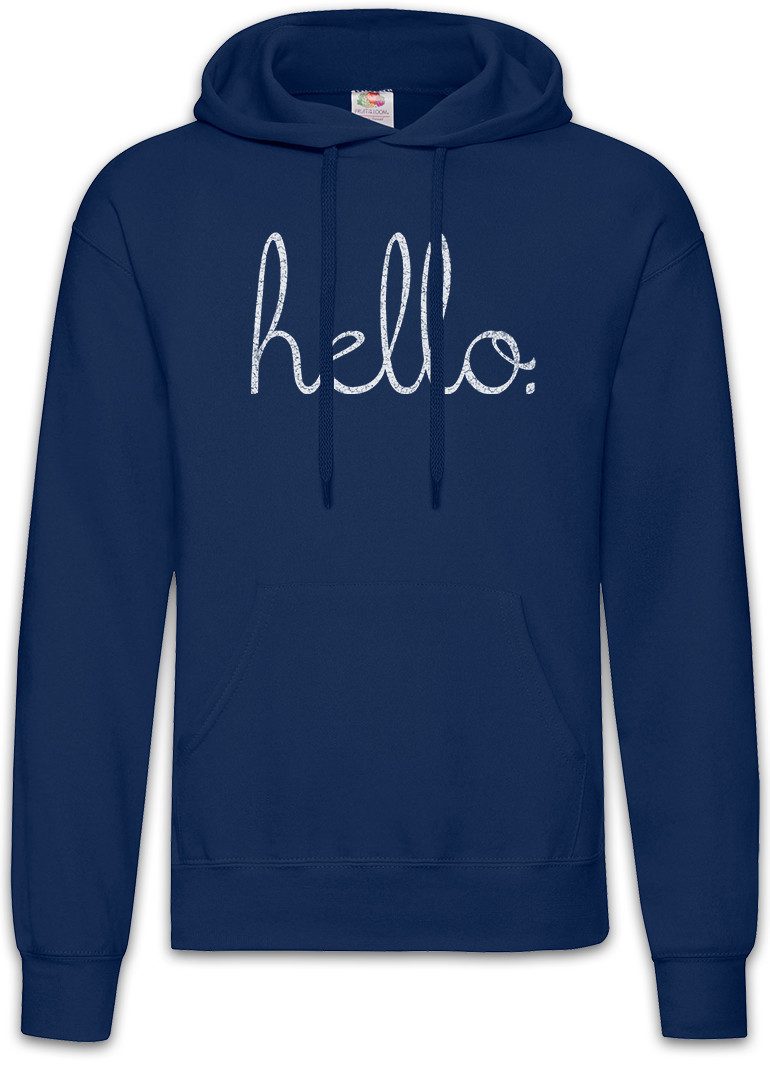 Hoodie Hello II Herren Hoodie Fun Geek Nerd Science Lehrer Scientist Mathe