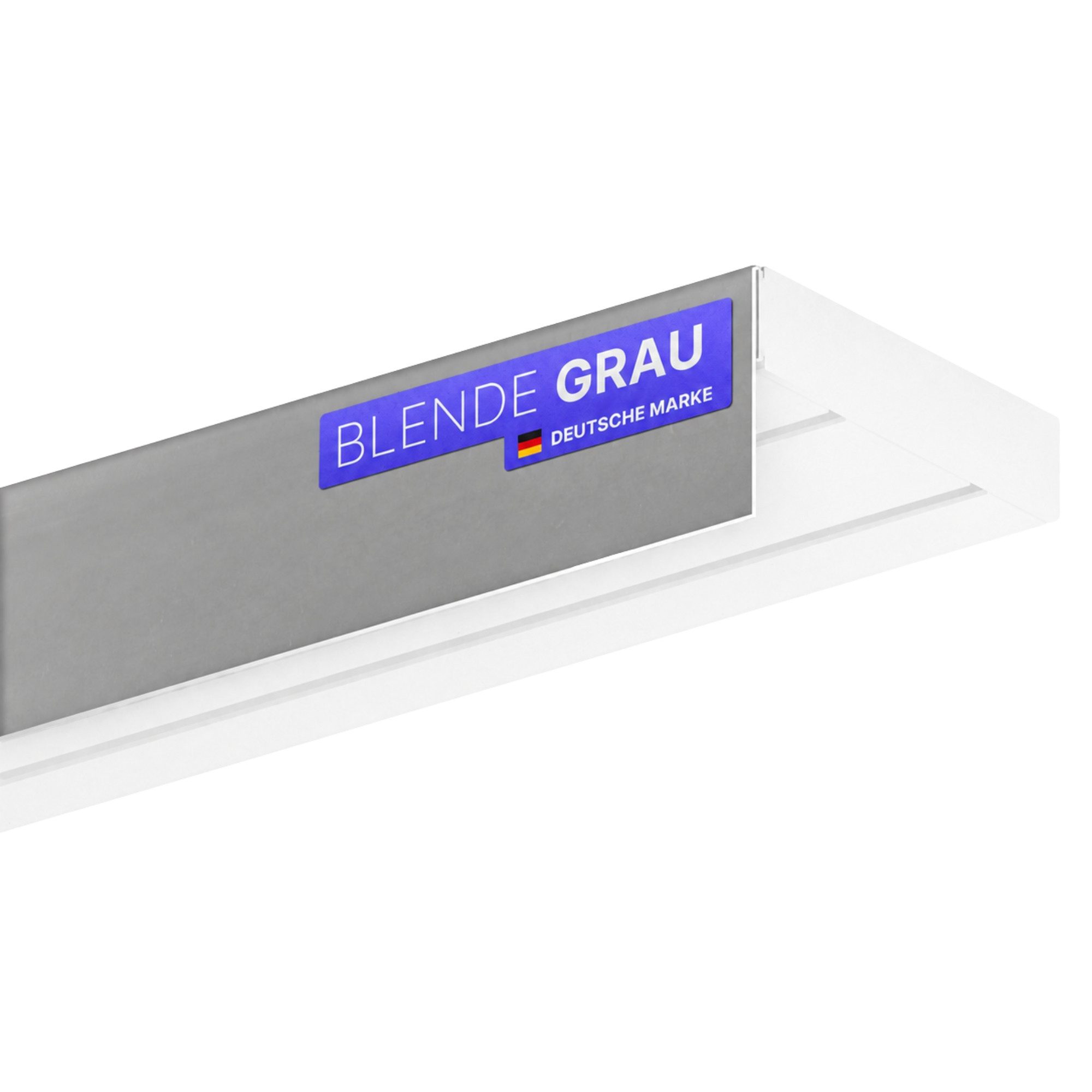 Bestlivings Gardinenschiene Blende für eine saubere Fensteroptik, geklemmt, Kunststoff, viele Farben & Holzoptiken, 5cm hoch, robust und flexibel, kürzbar