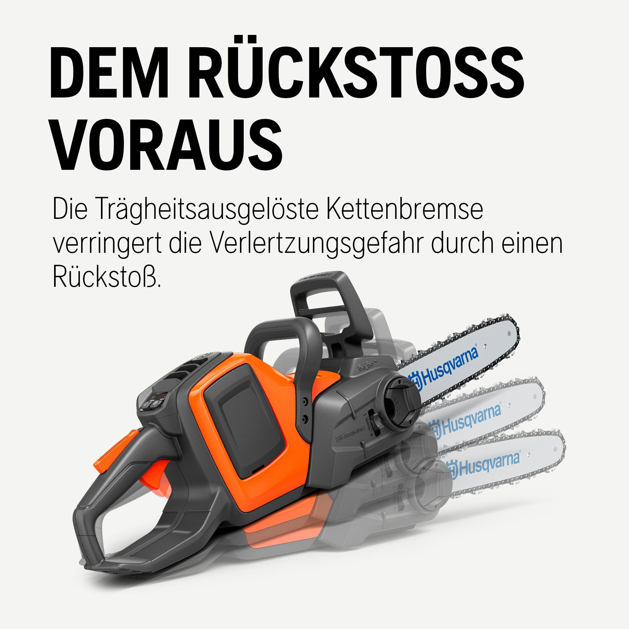 Husqvarna 225i cordless chainsaw, 35.6 cm bar length, excluding 36V battery and charger - Lightweight, cordless, quiet, 12″ bar